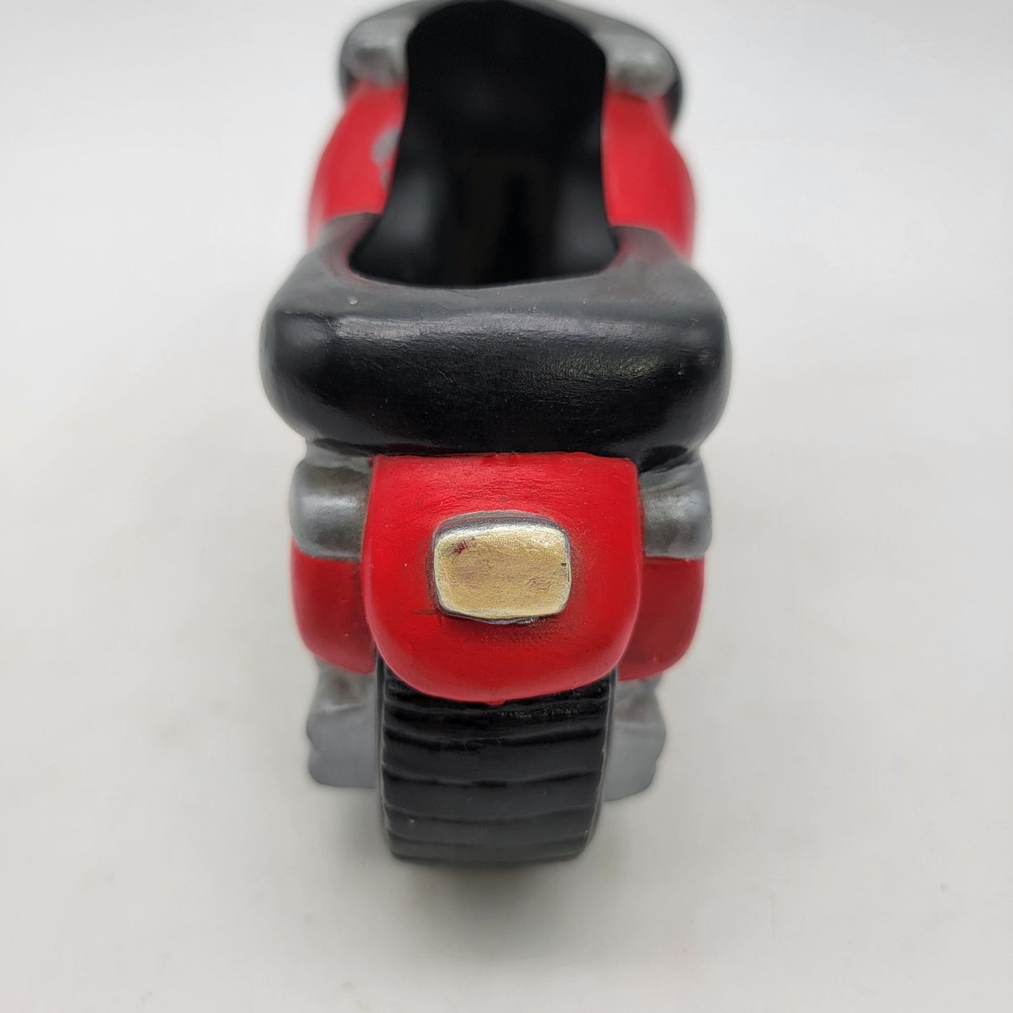 Vintage 1980  Motorcycle Pottery Planter