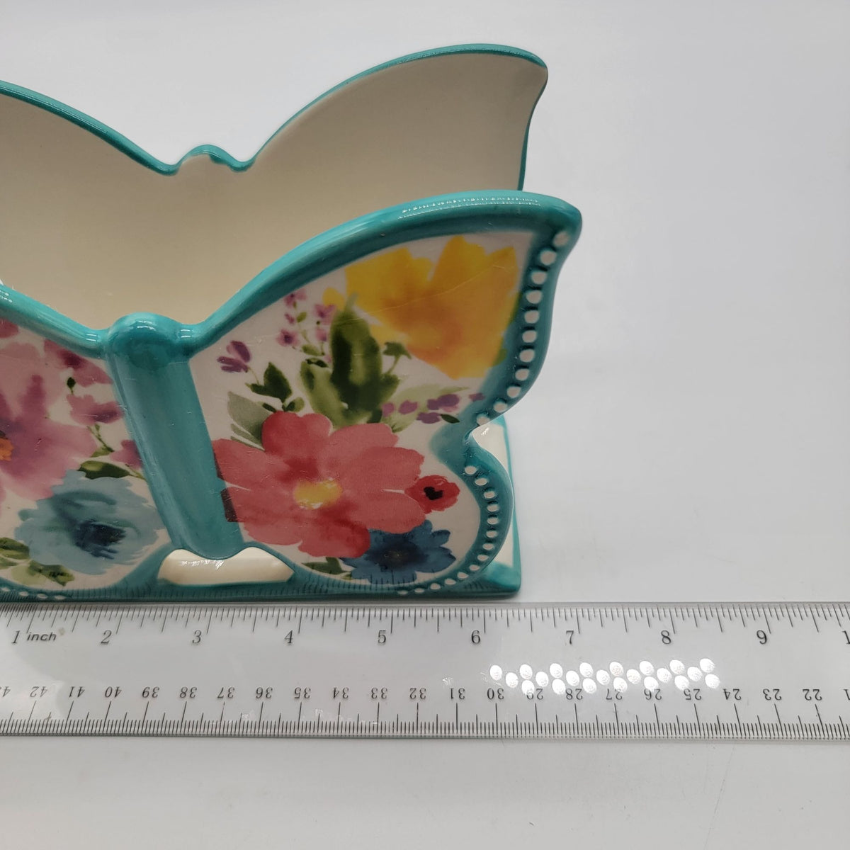 Pioneer Woman Breezy Blossoms Butterfly Napkin Holder Floral