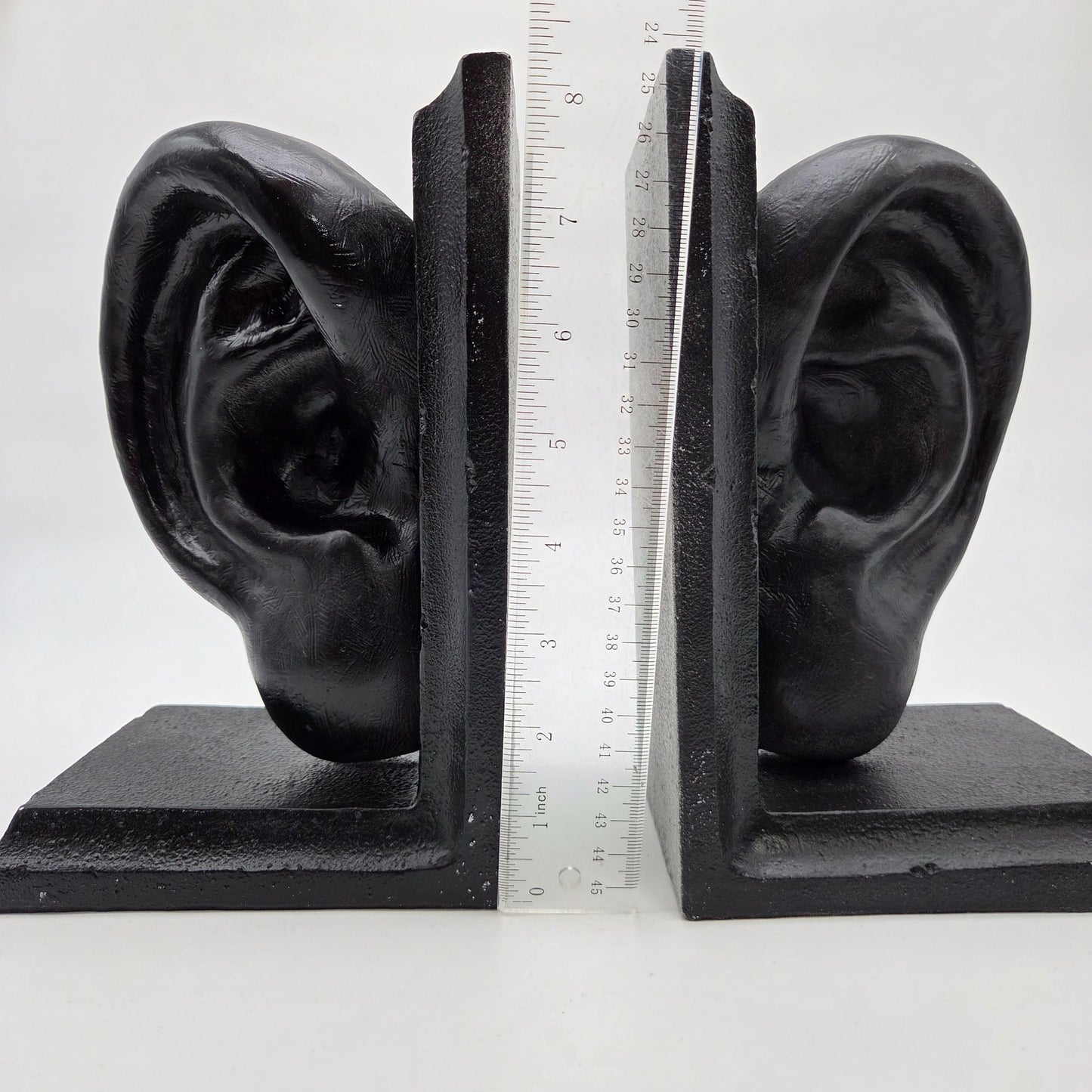Unique Black Anatomical Ear Bookends