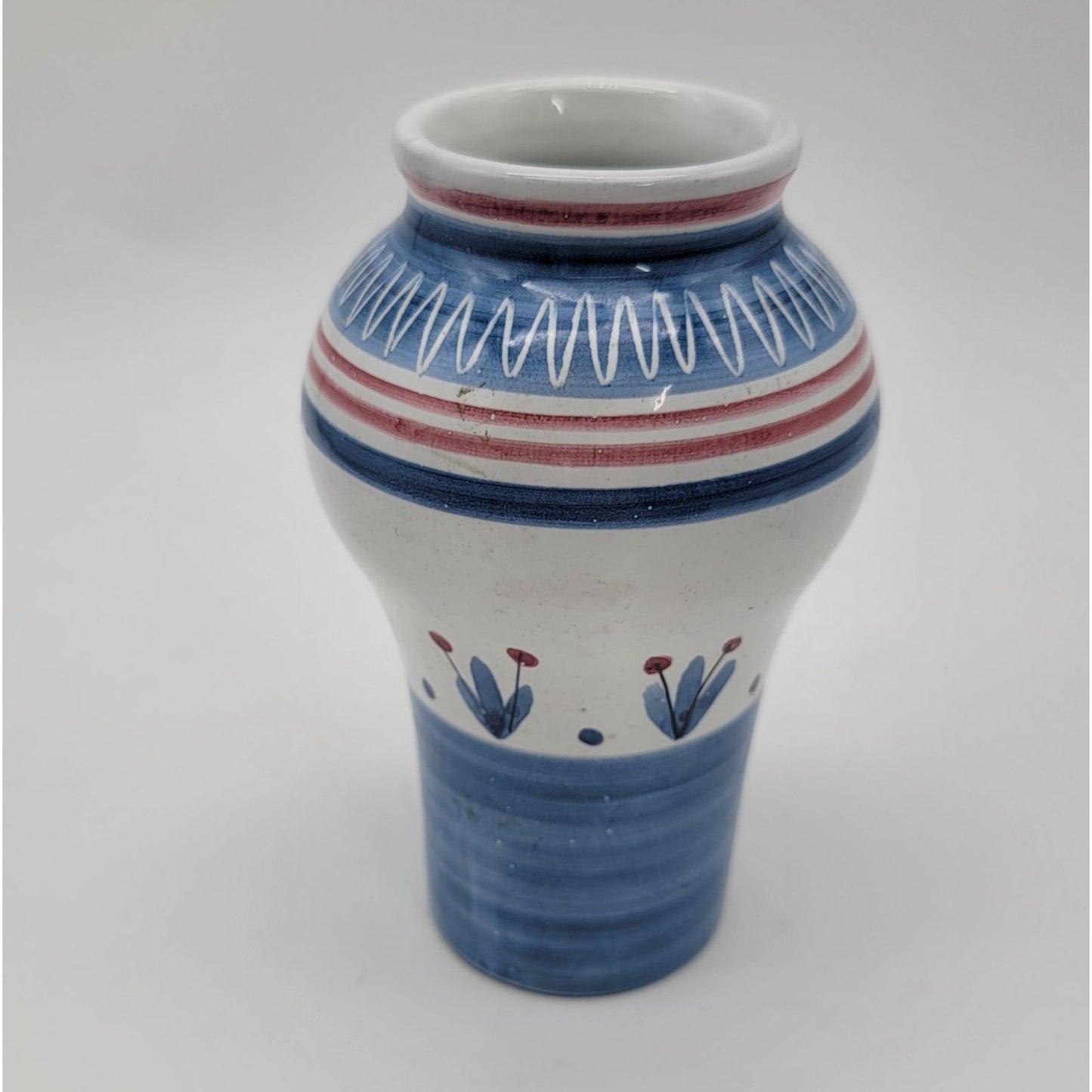 Vintage Graveren Norsk Norwegian Pottery Vase