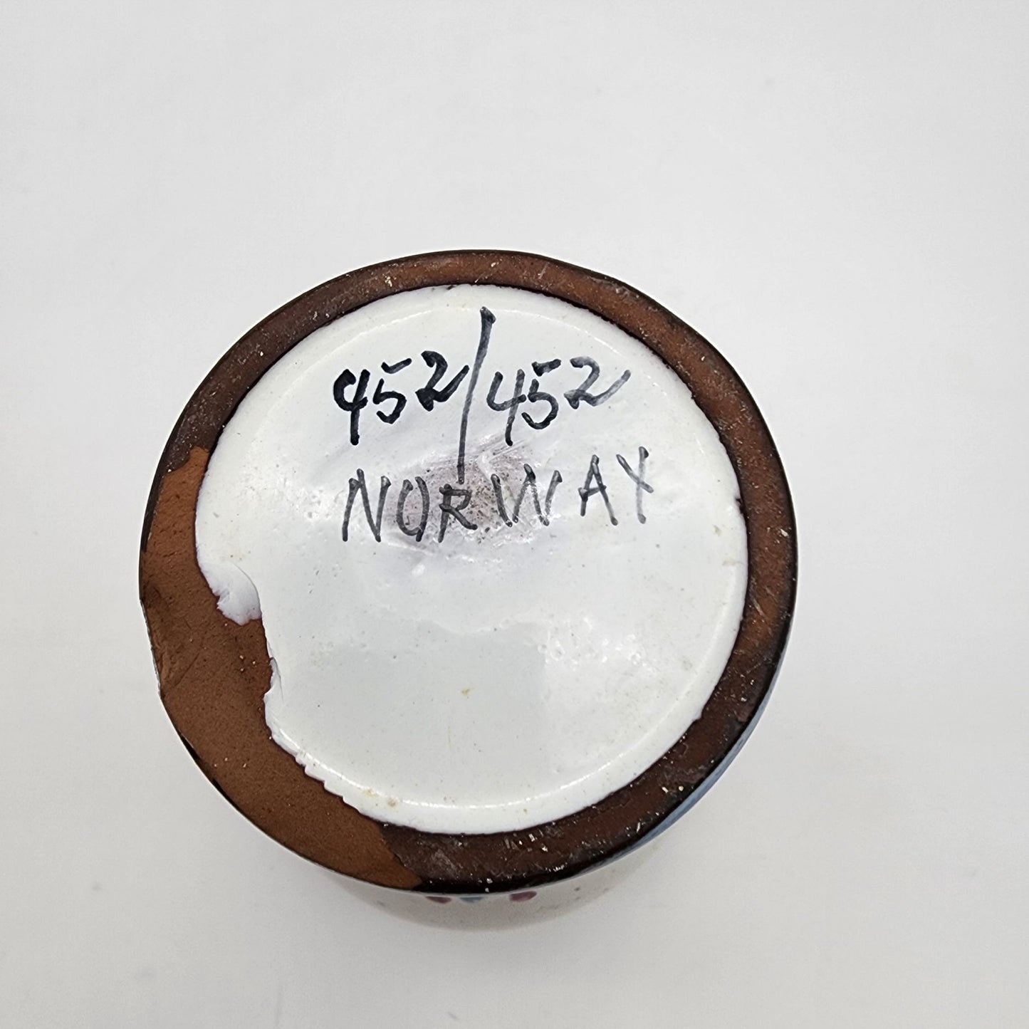Vintage Graveren Norsk Norwegian Pottery Vase