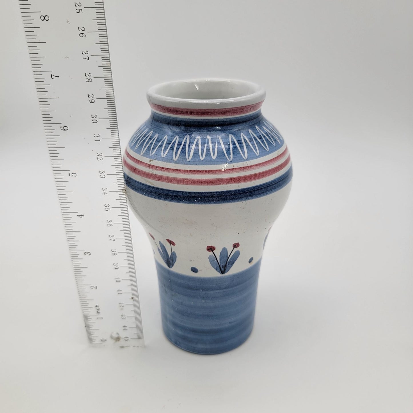 Vintage Graveren Norsk Norwegian Pottery Vase