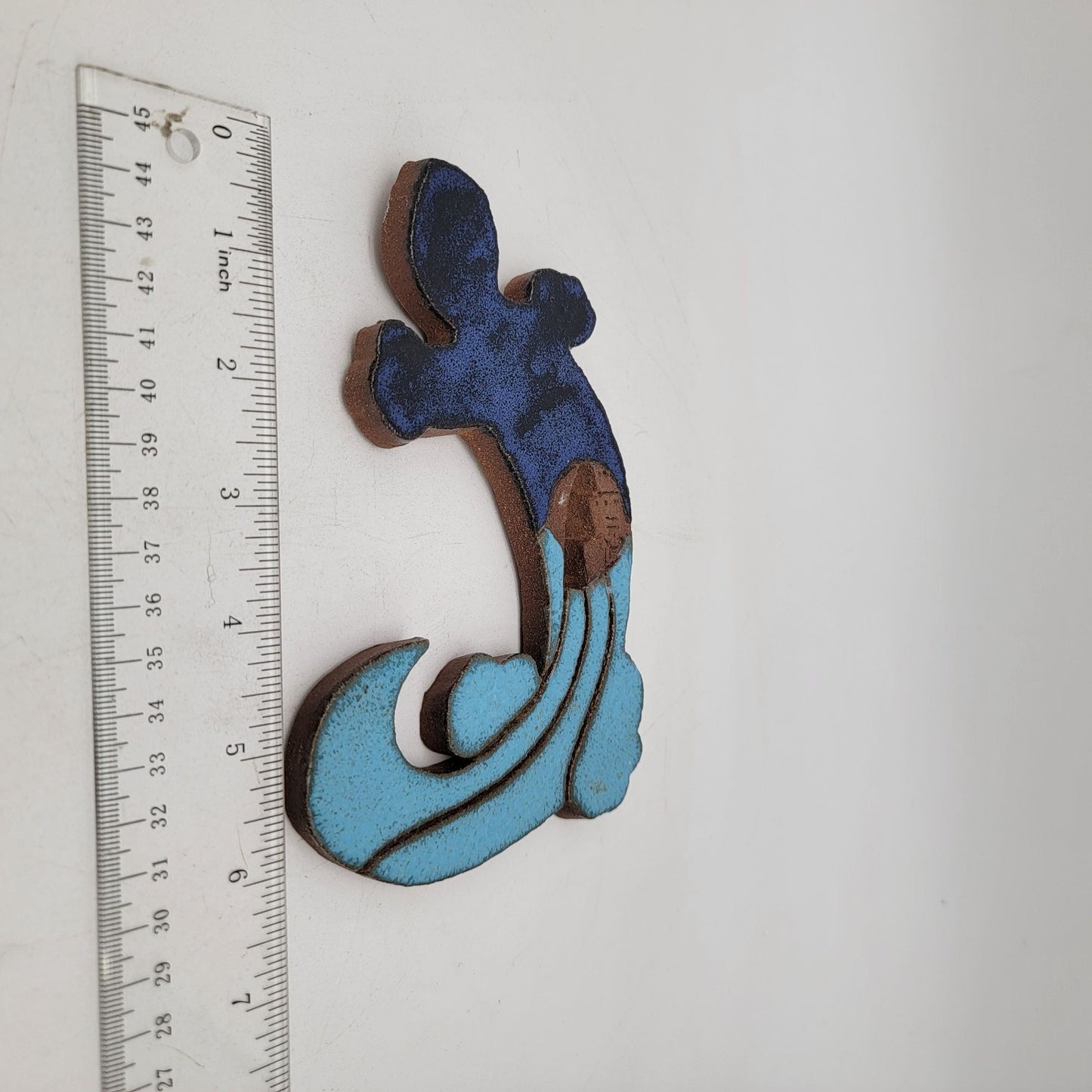 Handcrafted Terra Cotta Pottery Lizard Wall Hanging