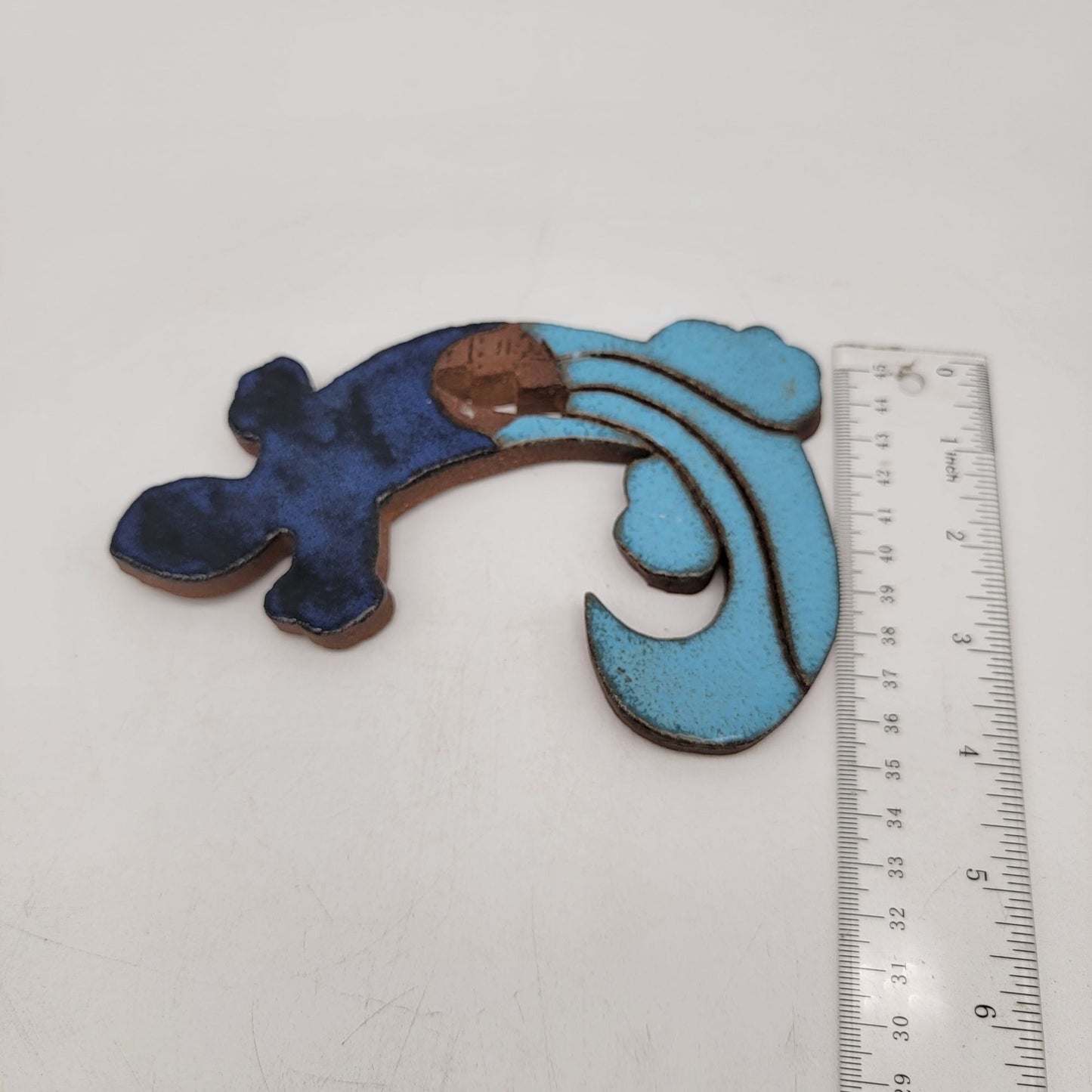 Handcrafted Terra Cotta Pottery Lizard Wall Hanging