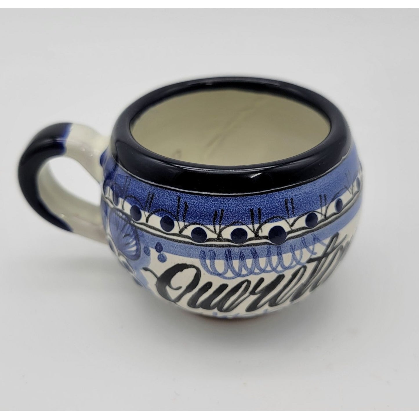 Hand-Painted Talavera Lead-Free Pottery Mug
