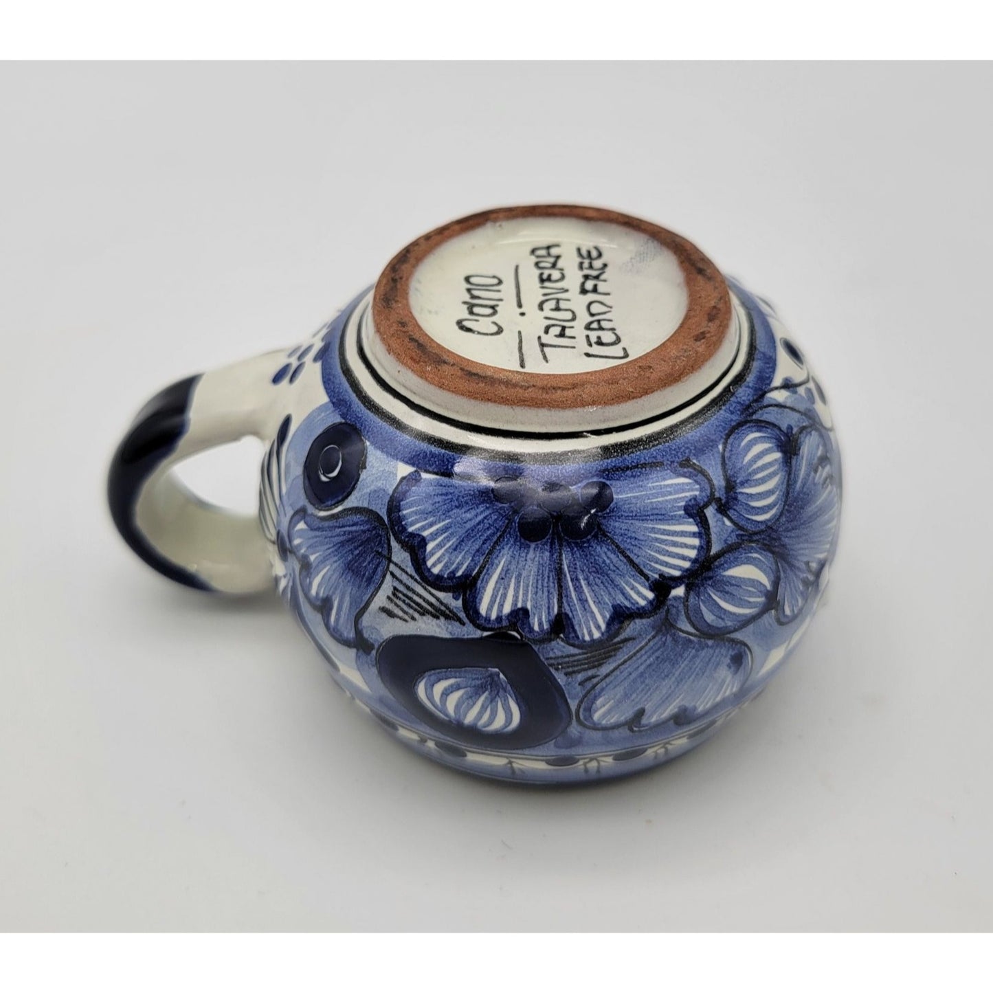 Hand-Painted Talavera Lead-Free Pottery Mug
