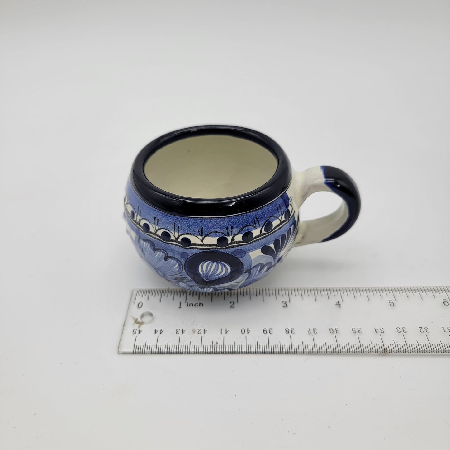 Hand-Painted Talavera Lead-Free Pottery Mug