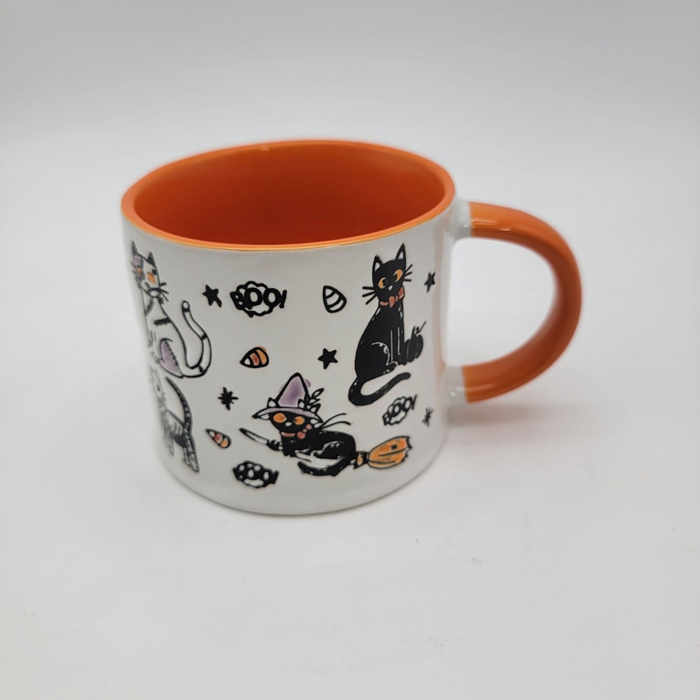 Halloween-Themed Coffee Mug With Black Cats by Eli + Ana