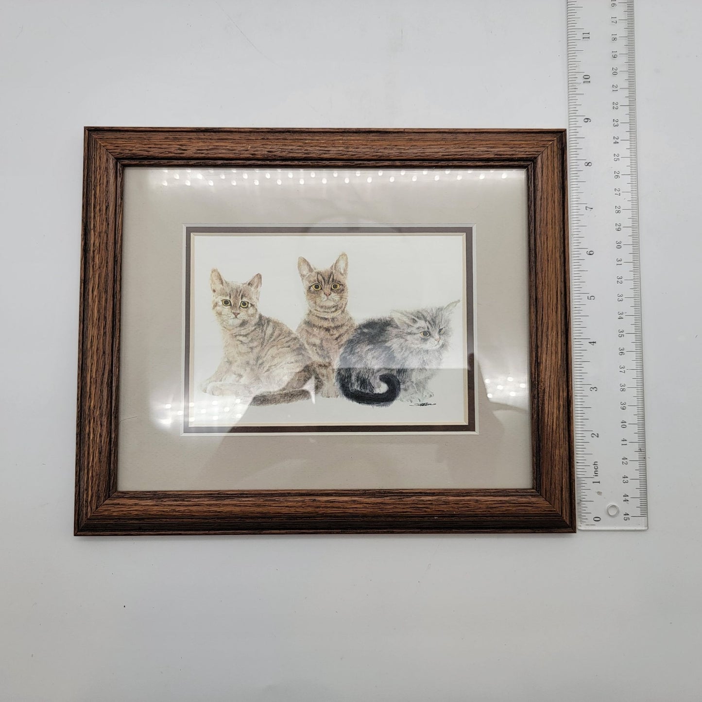 Three Little Kittens By Frank Gee - Signed Art Print