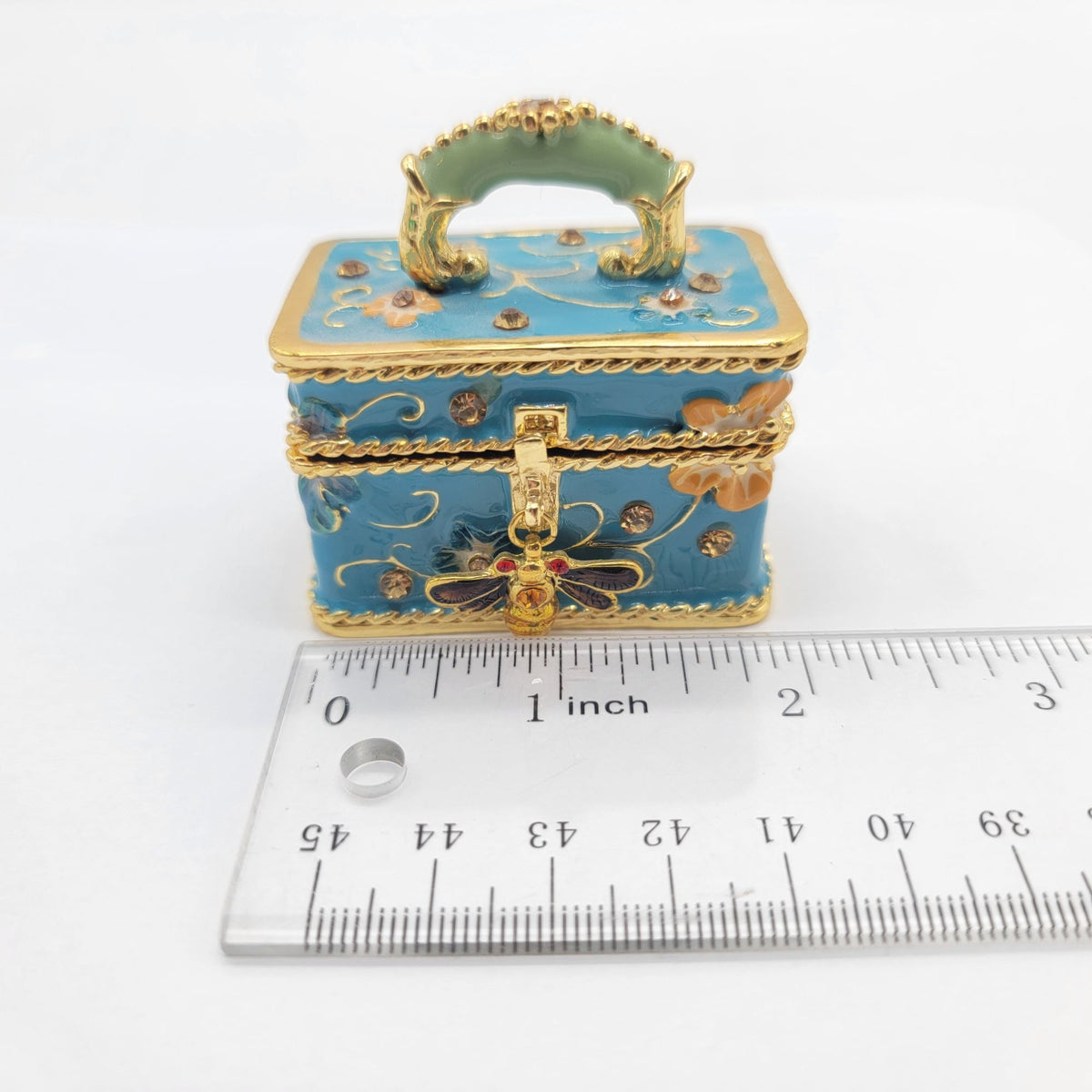 Objet D' Art D'Elegance Travel Case with Bee Lock Trinket Box No. 67