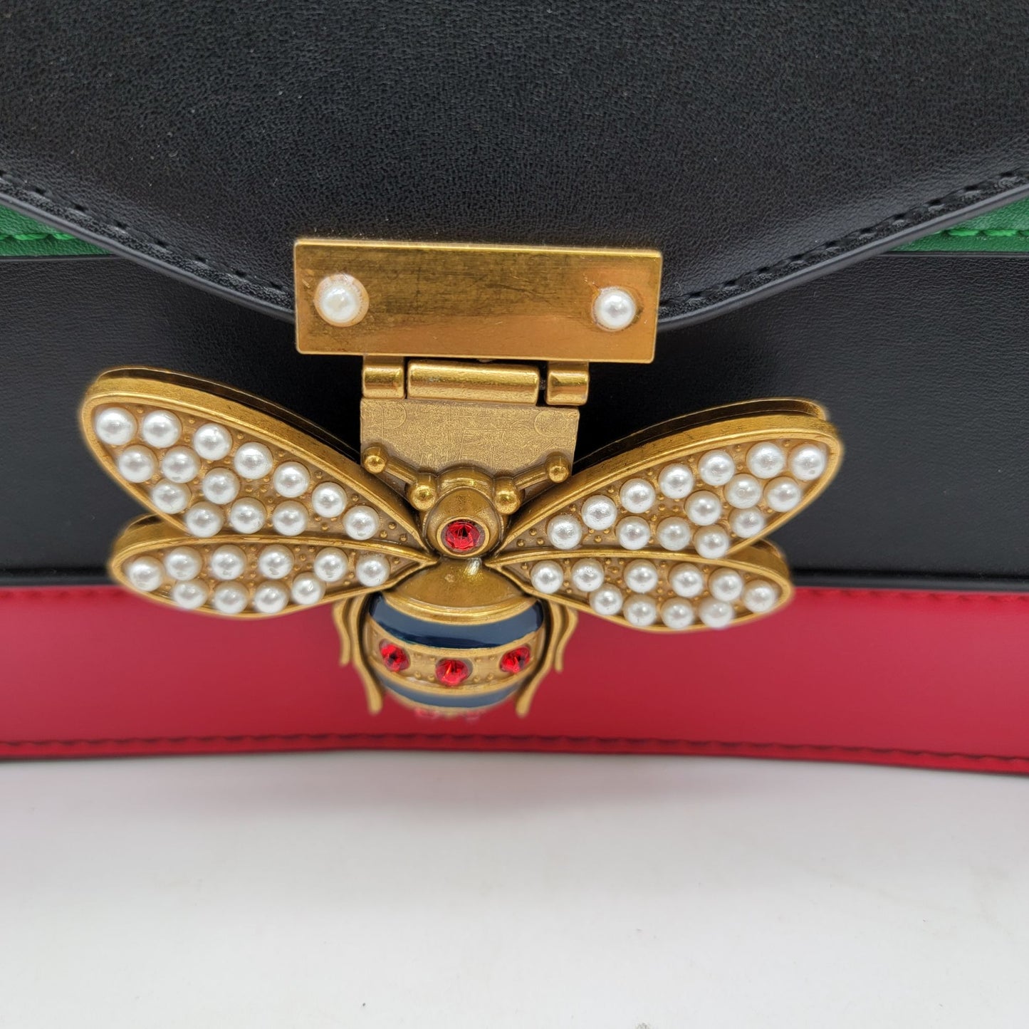 Bee Embellished Crossbody Purse