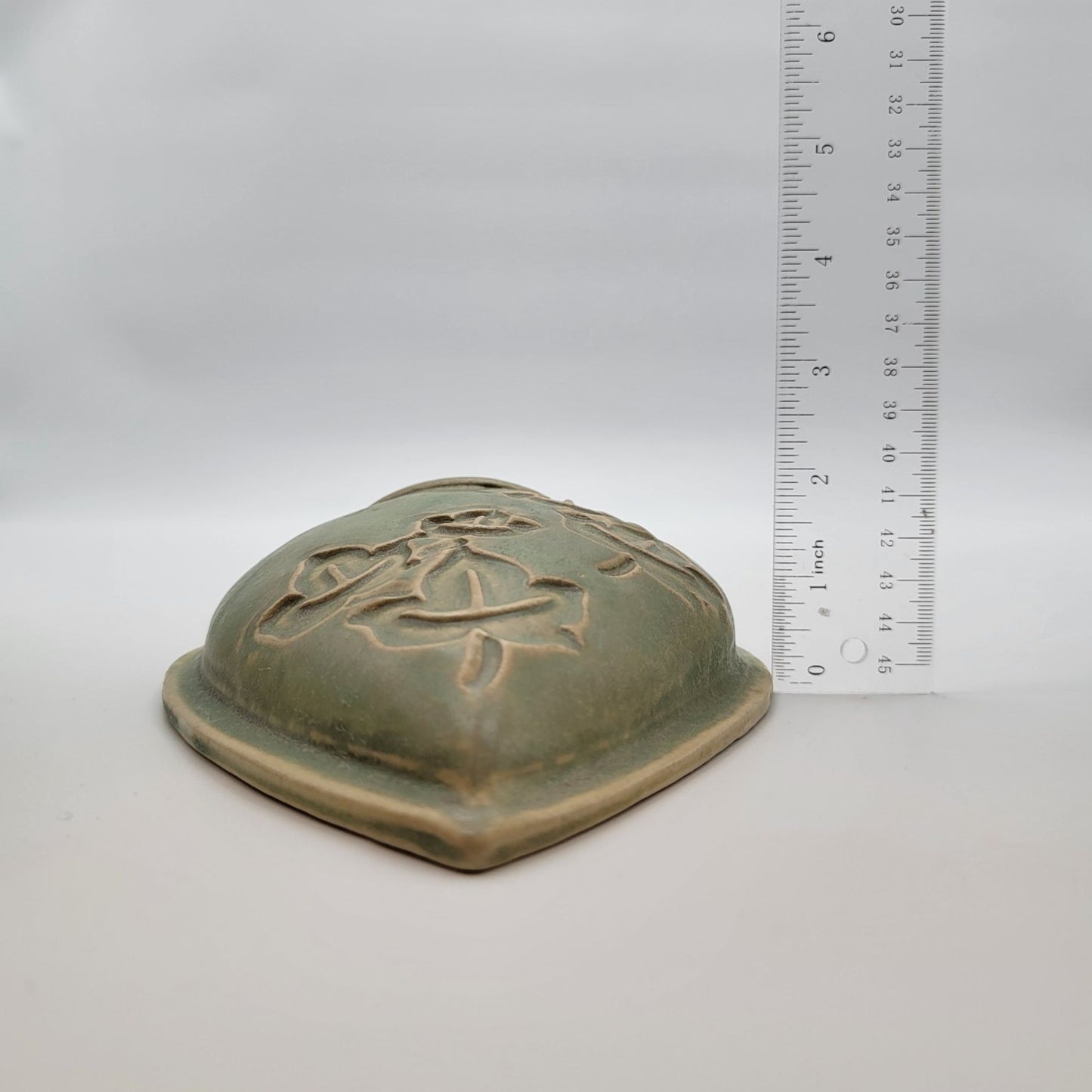 Ivy Leaf Art Pottery Wall Pocket Signed Annie