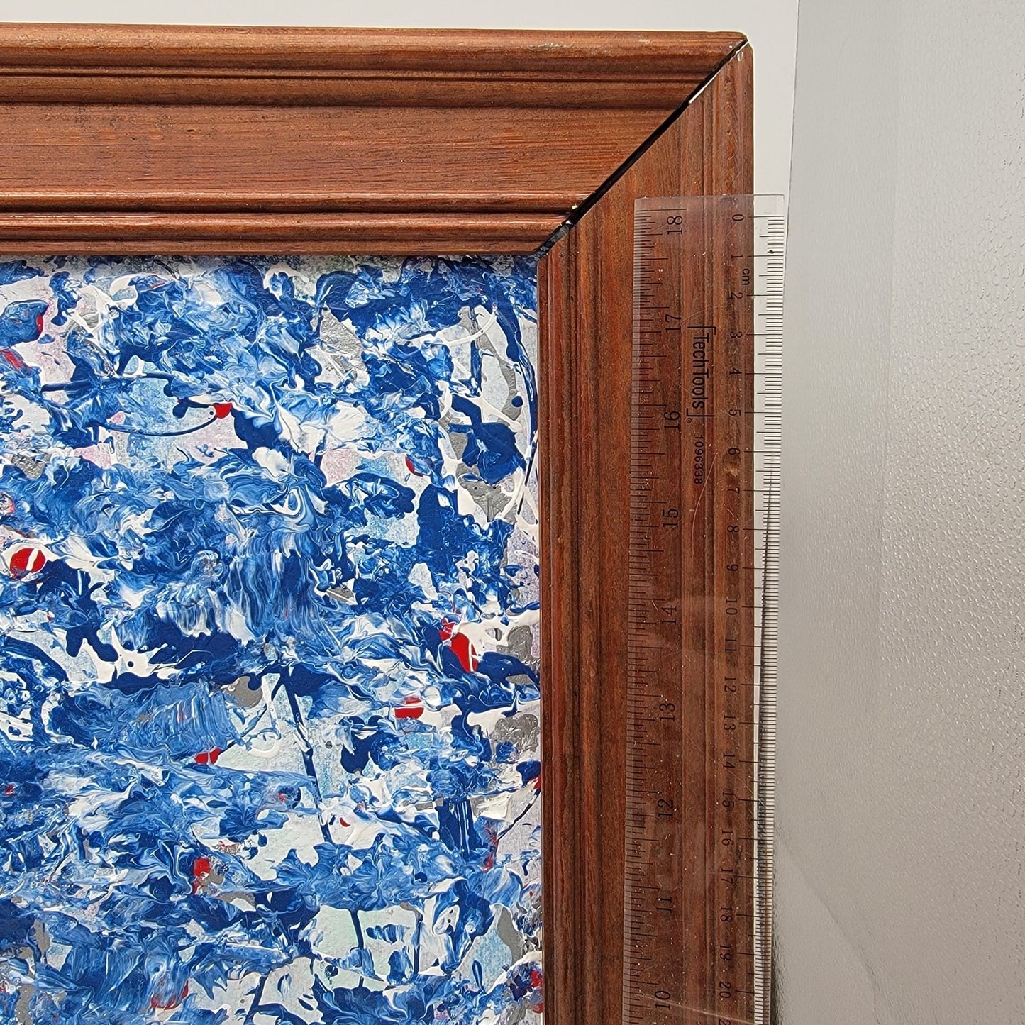 Original Abstract Painting Signed June Lowe 2021