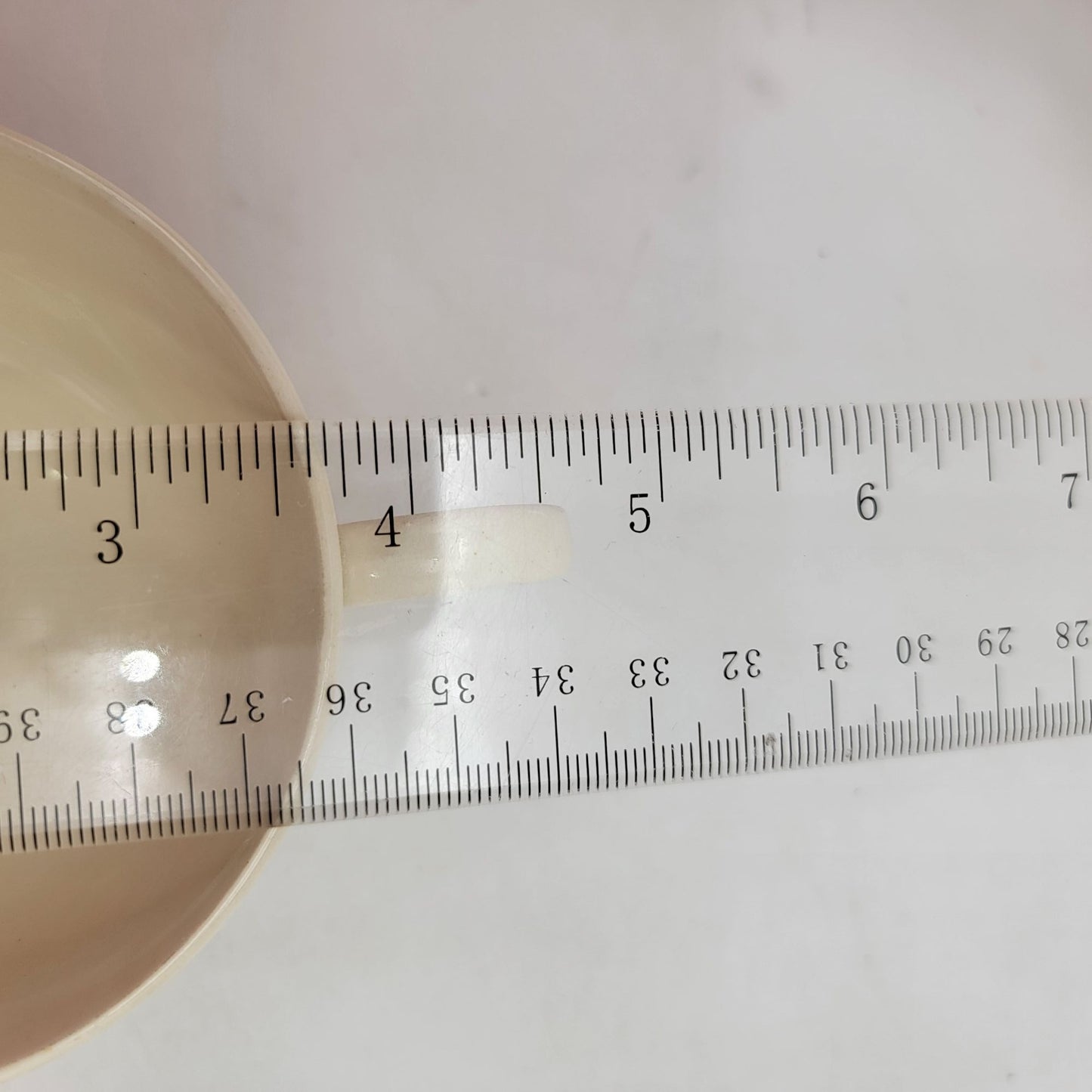 Blue Ridge Pottery Floral Teacup & Saucer Set Of 4 Hand-Painted