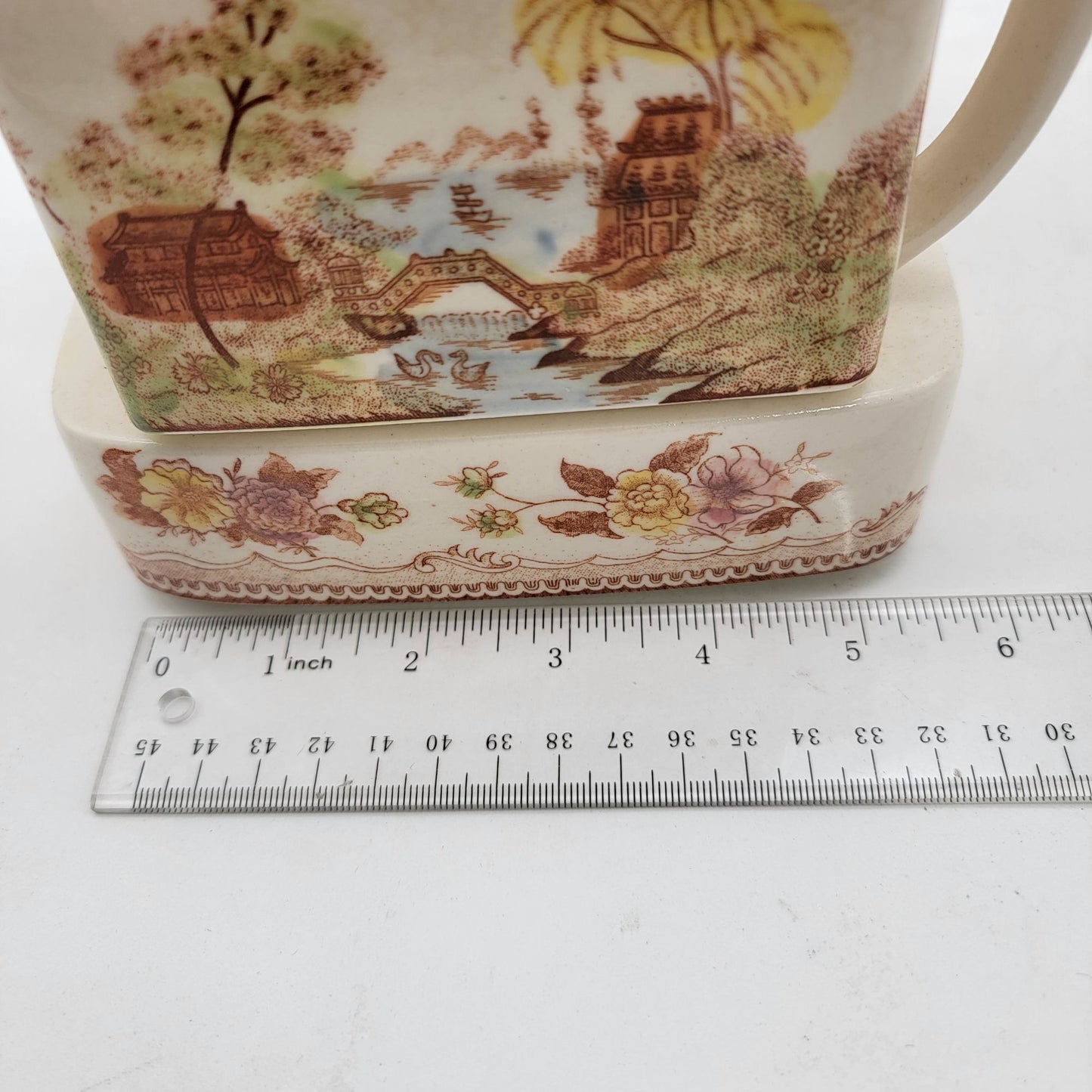 Vintage Brown & Ritchie Oriental Garden Condiment Set