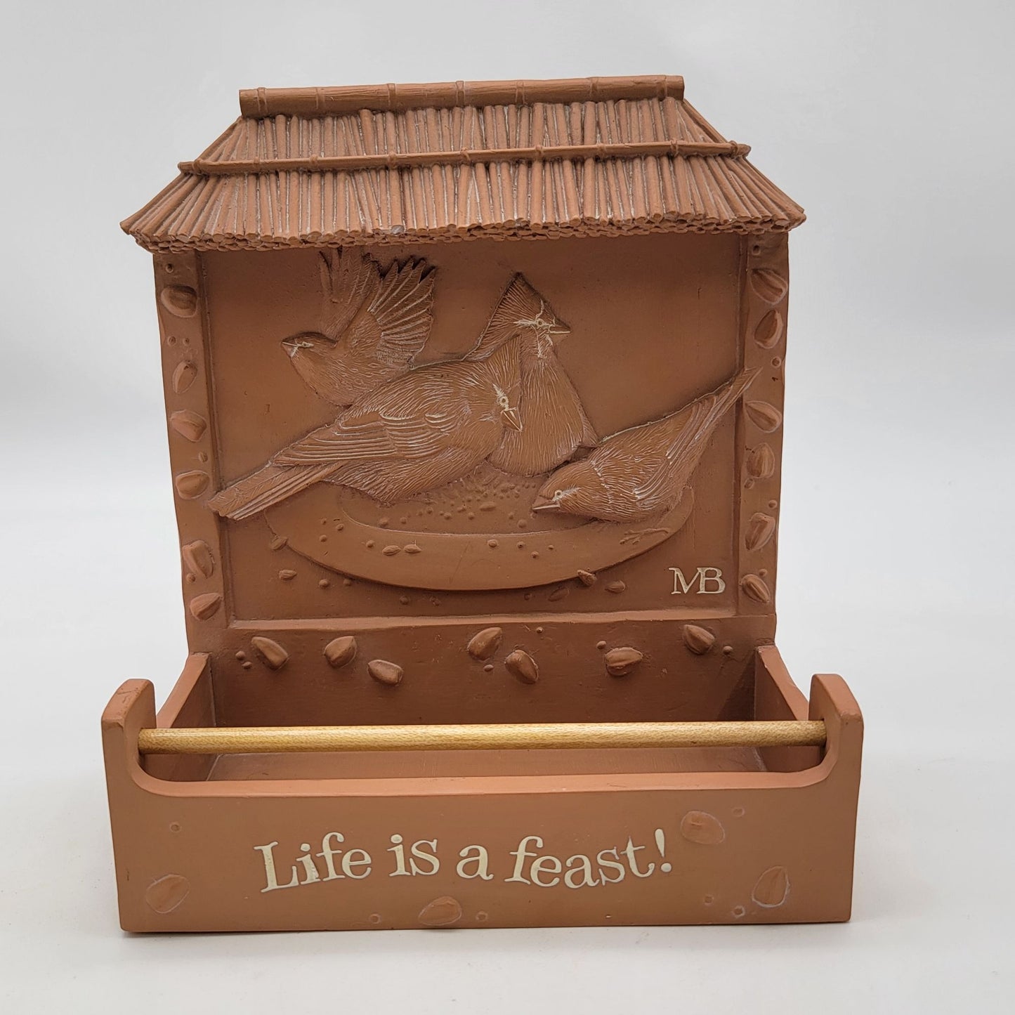 Marjolein Bastin 1999 "Life Is A Feast!" Bird Feeder