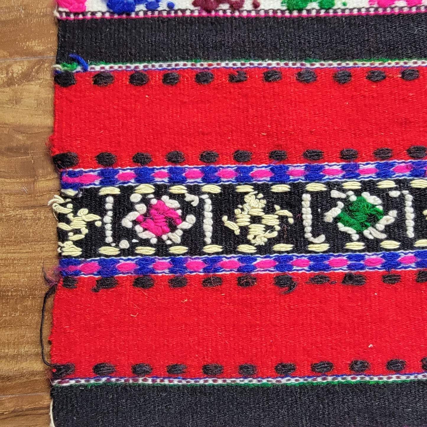 Antique Afghan Tribal Wool Rug Hand-Knotted