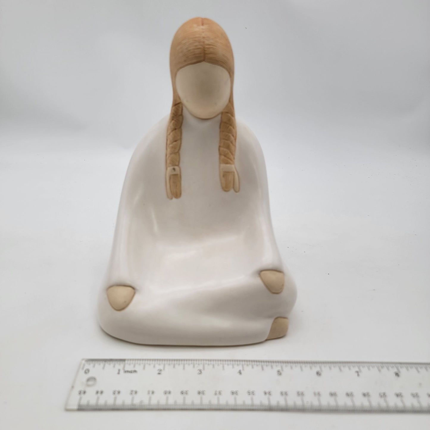 Navajo Pottery Sculpture By Jack Black 1990 Female Figure