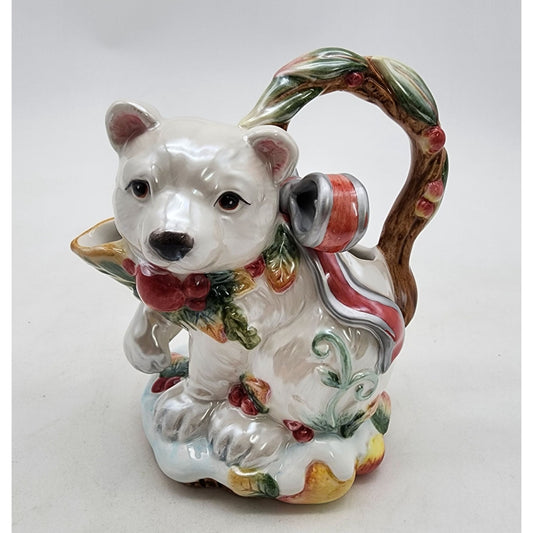 Fitz & Floyd Classics Enchanted Holidays Polar Bear Pitcher