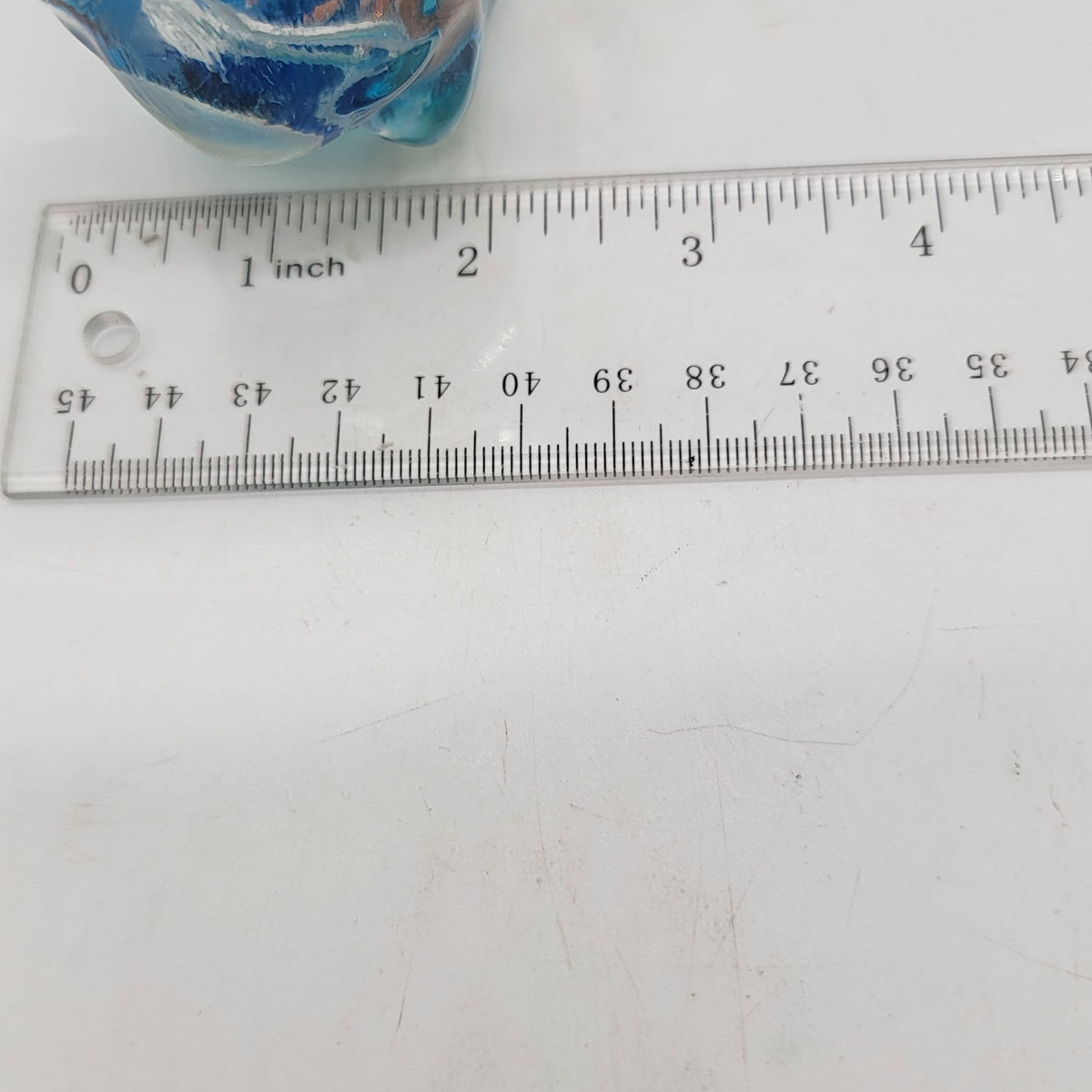 Large Vintage Murano Style Glass Aquarium Paperweight