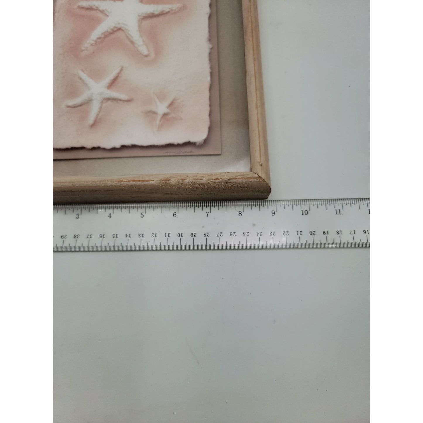 Framed Starfish Cast Paper Art By Wess Wesley Smith For Figi Graphics