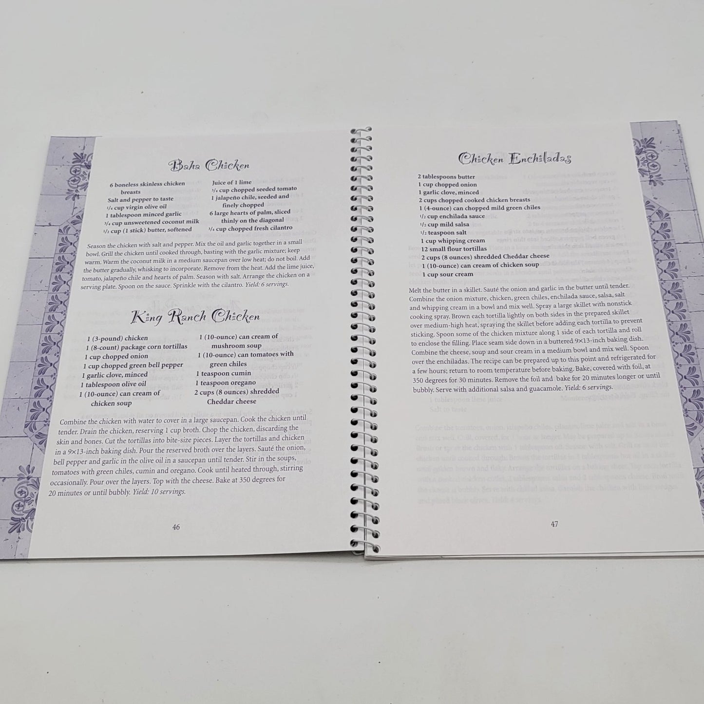 Dinner In Mexico Cookbook By Great American Opportunities Spiral Bound Recipe Book