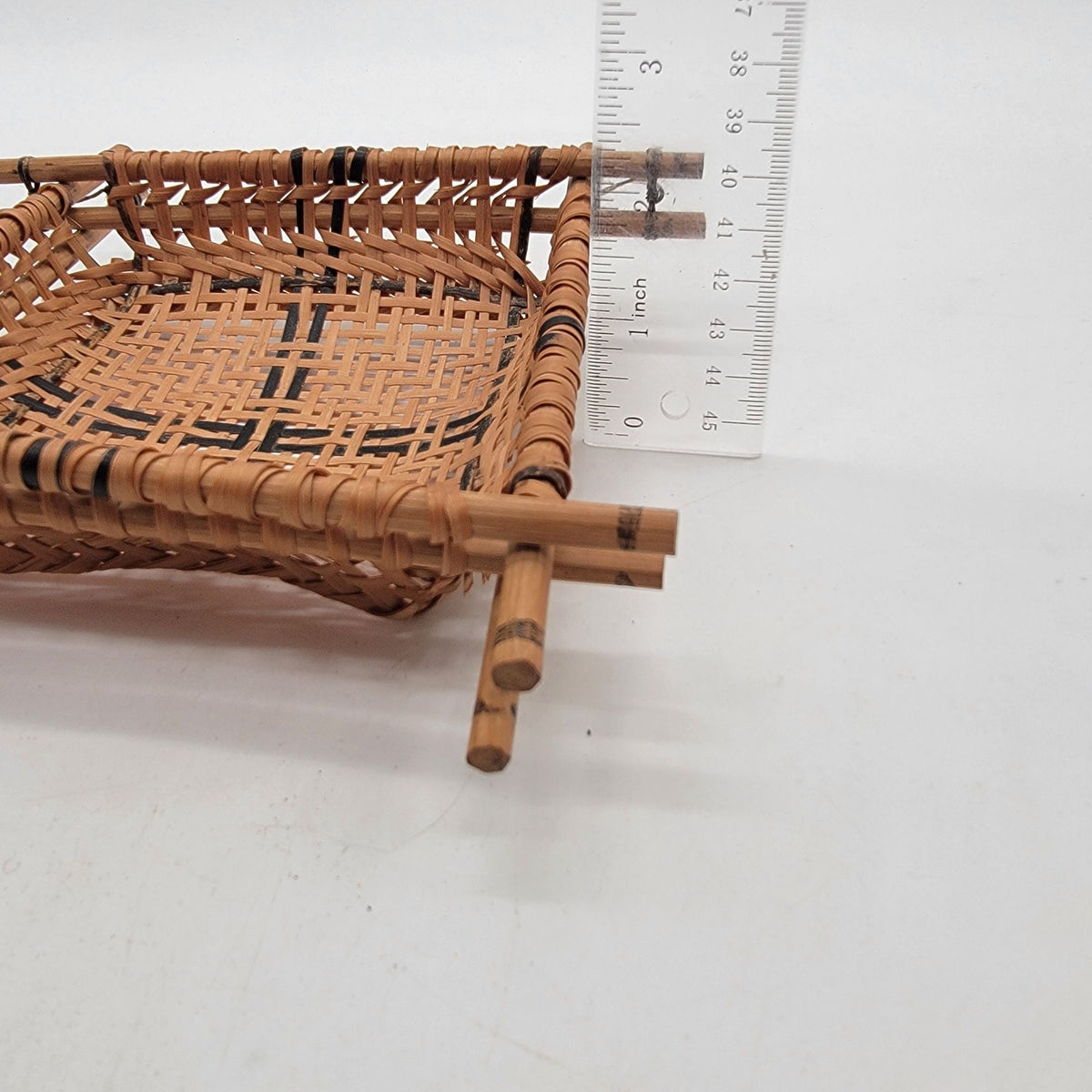 Small Wicker & Stick Cassava Sifter Basket