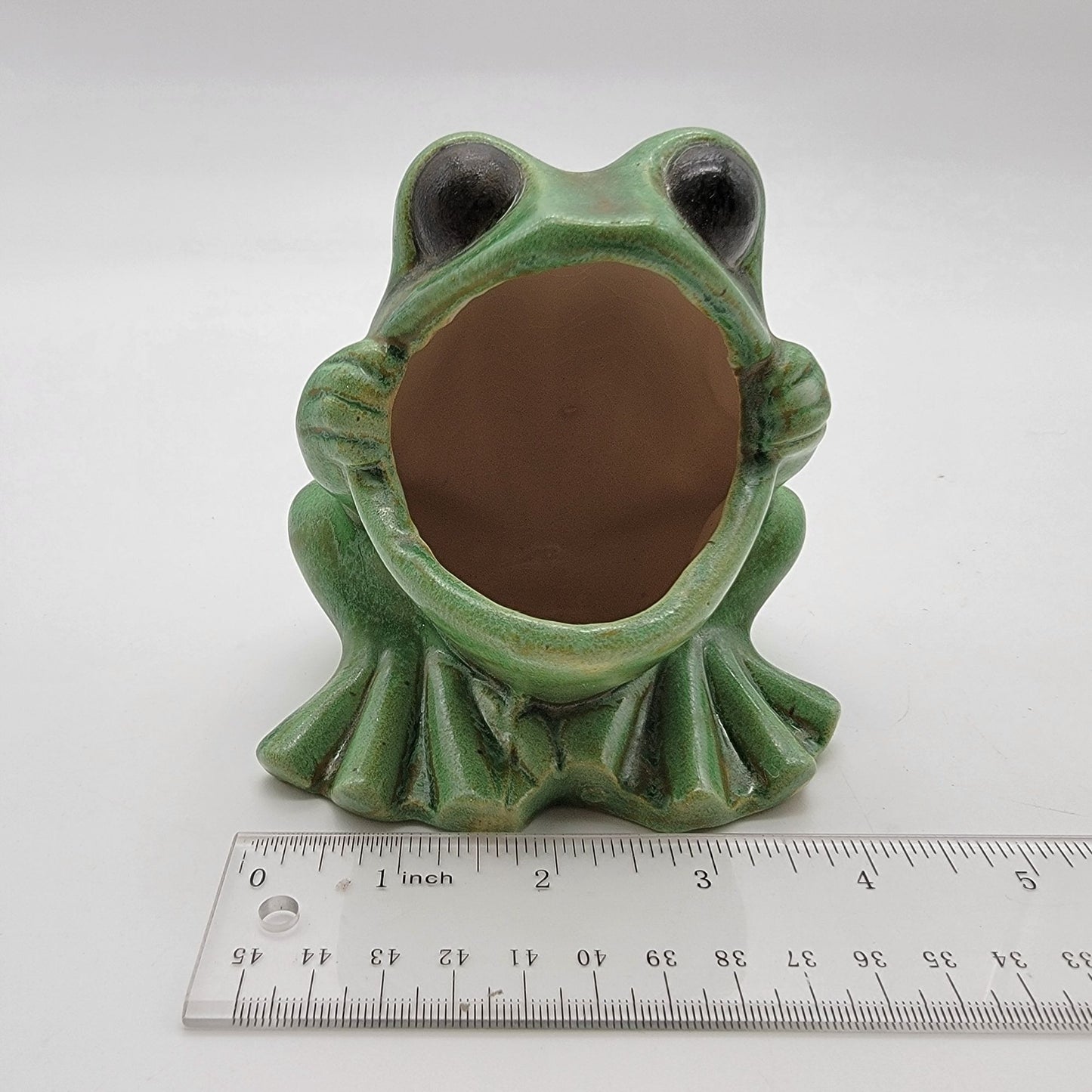 Vintage 1970s Frog Sponge Holder