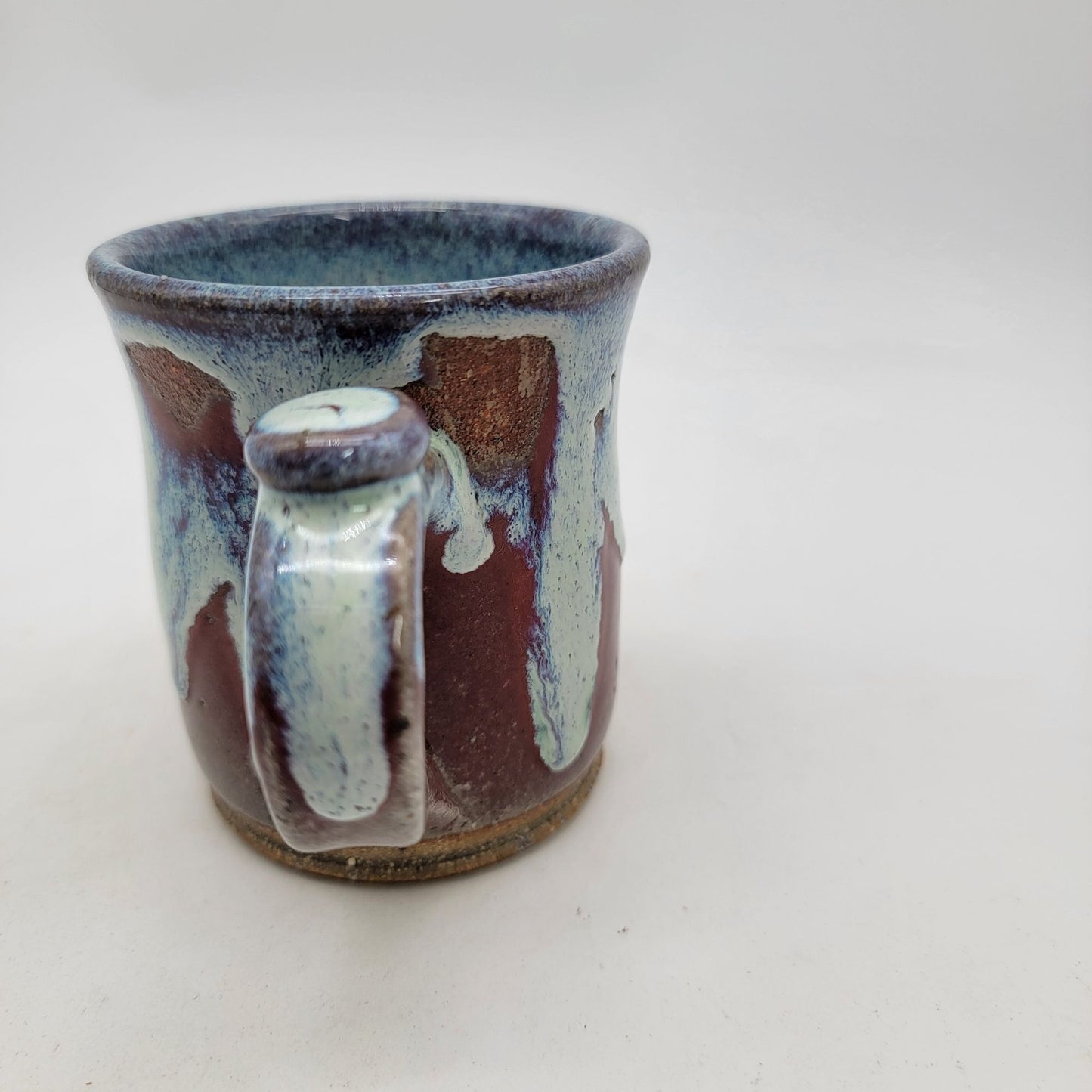 Handcrafted Art Pottery Mug With Abstract Glaze Design