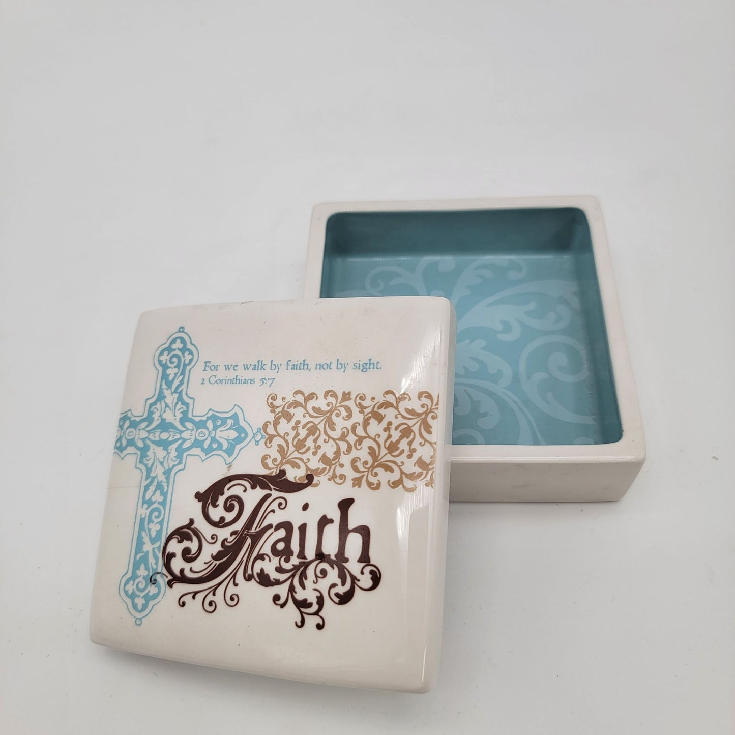 Demdaco Faith Keepsake Box With Inspirational Verse