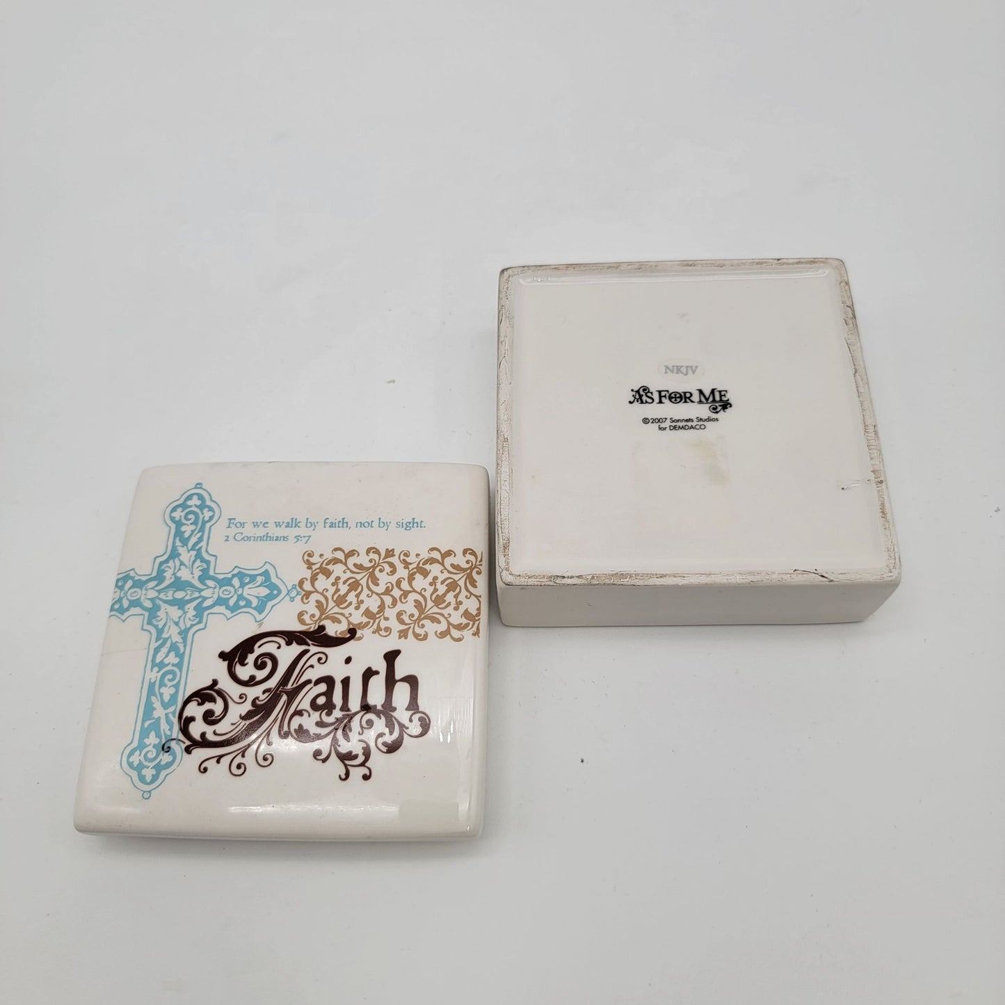 Demdaco Faith Keepsake Box With Inspirational Verse