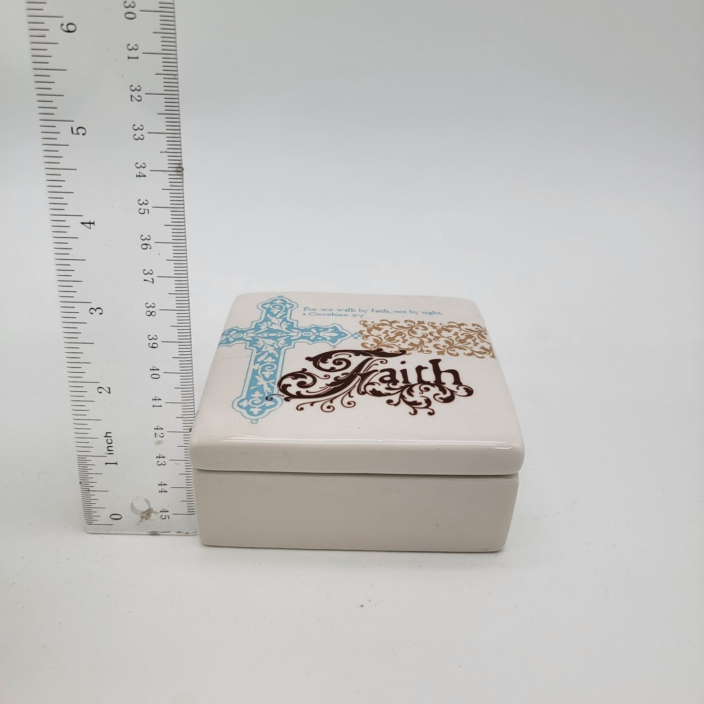 Demdaco Faith Keepsake Box With Inspirational Verse