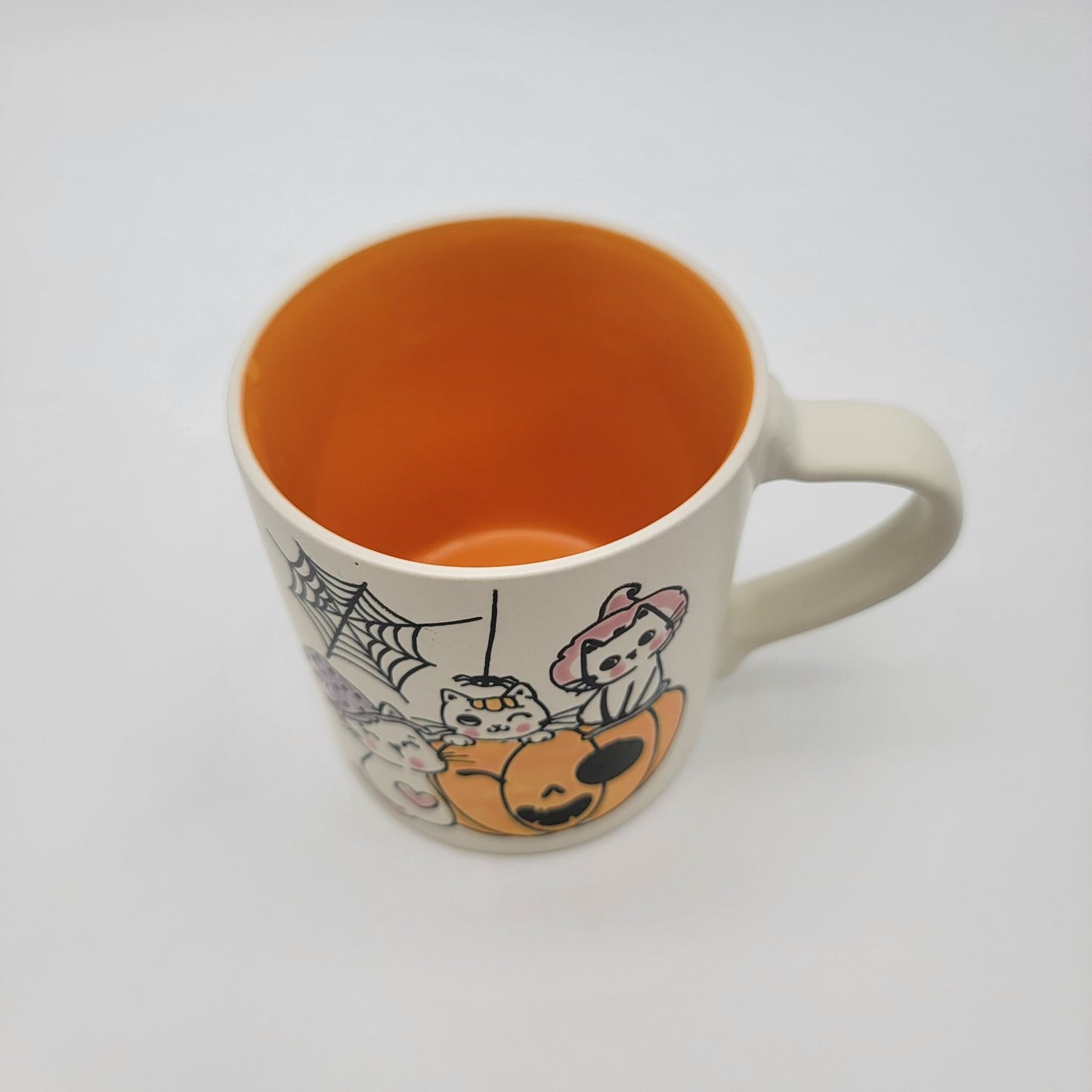 Halloween Cat Mug By Eli + Ana Three Kittens on Pumpkin
