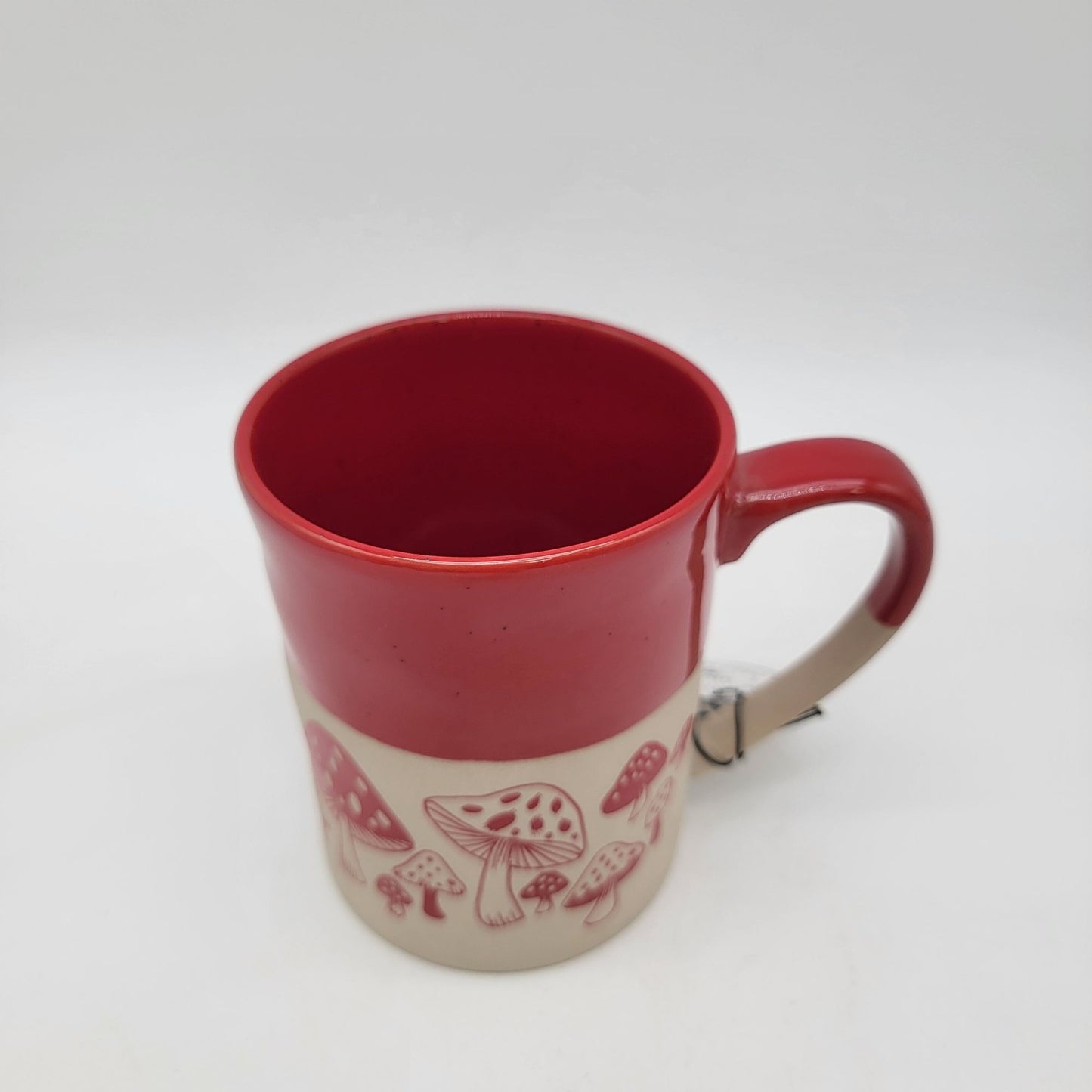 Heartland Hive Red Mushroom Ceramic Mug NEW