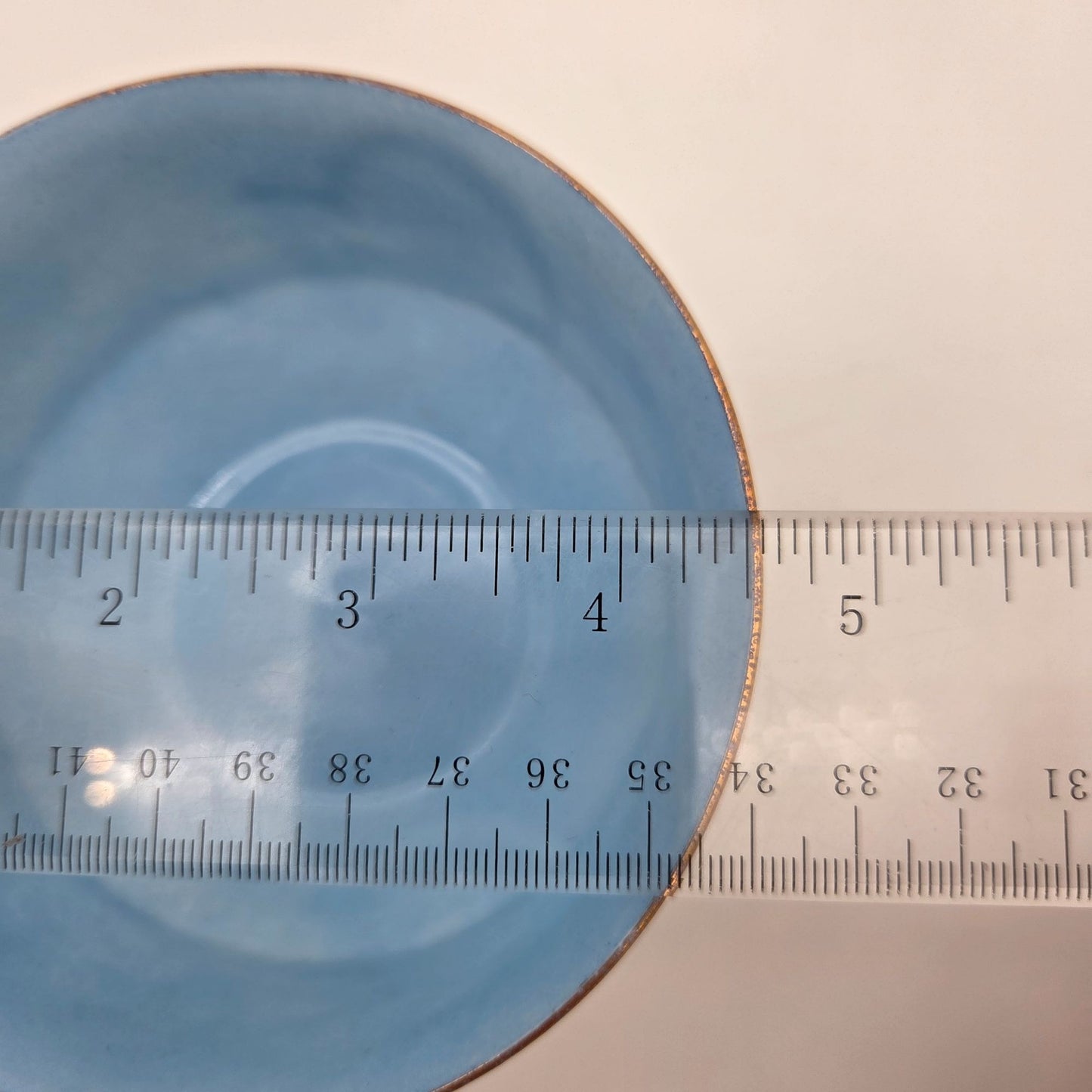 Antique Porcelain Chawan Japanese Tea Bowl Blue