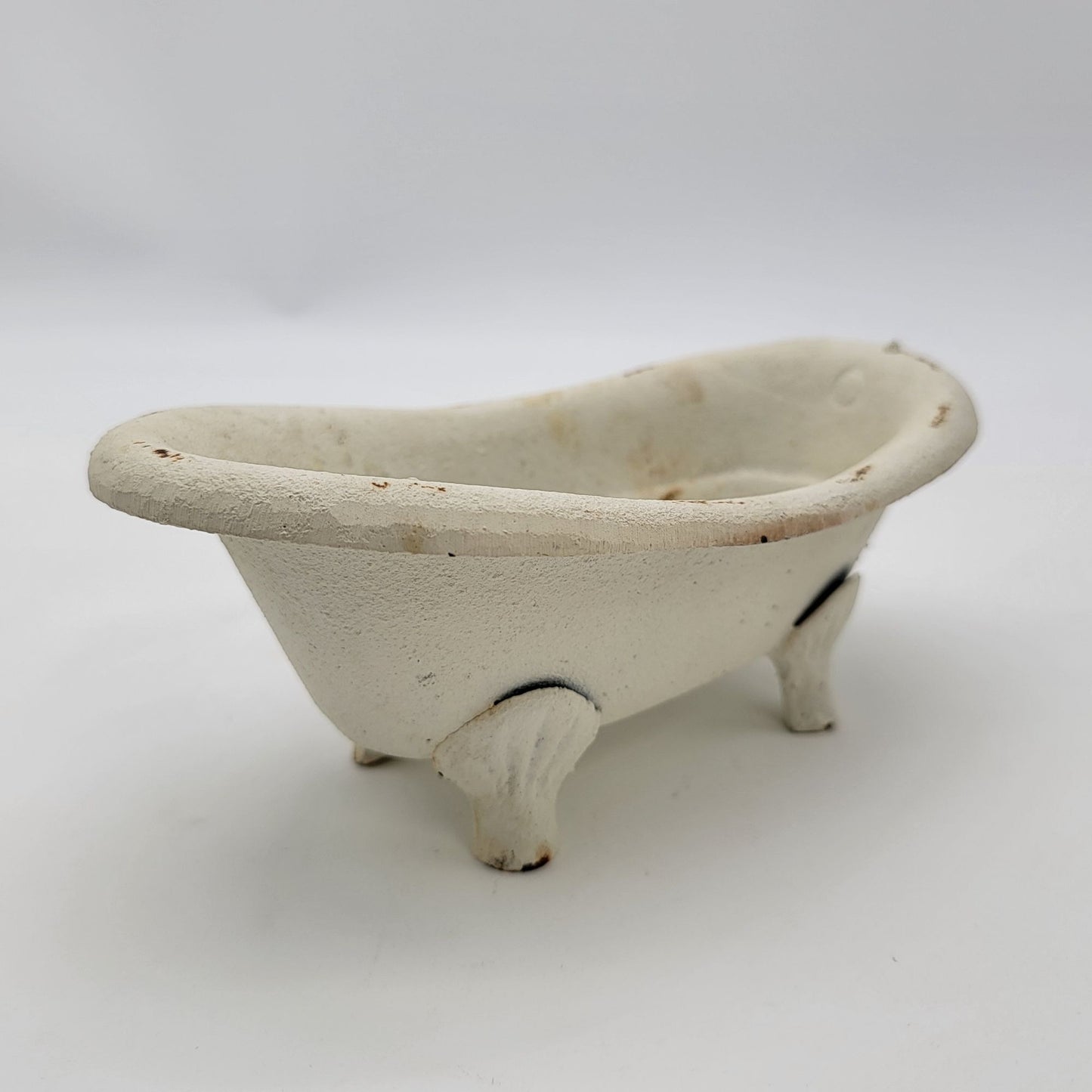Vintage Cast Iron Clawfoot Bathtub Soap Dish