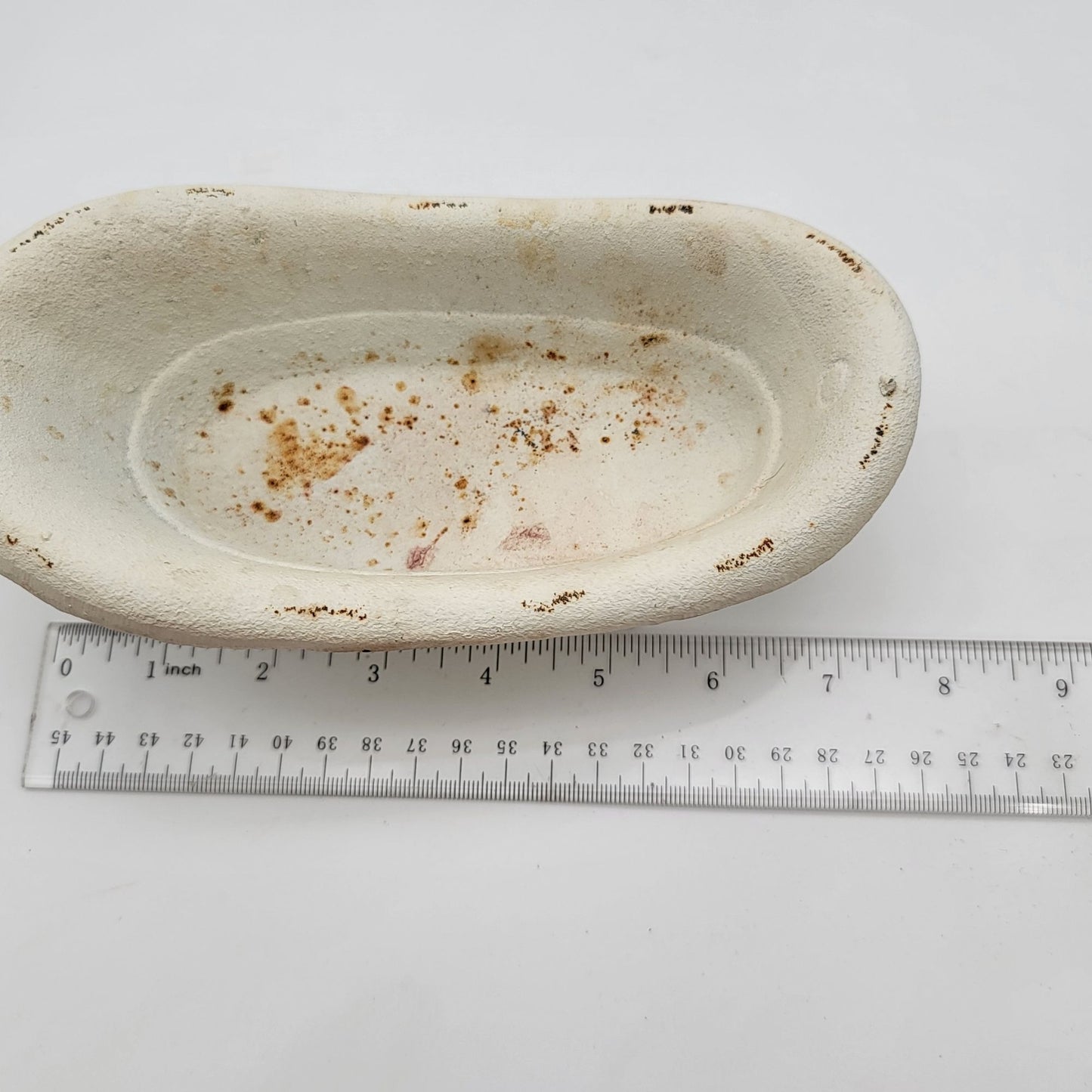Vintage Cast Iron Clawfoot Bathtub Soap Dish