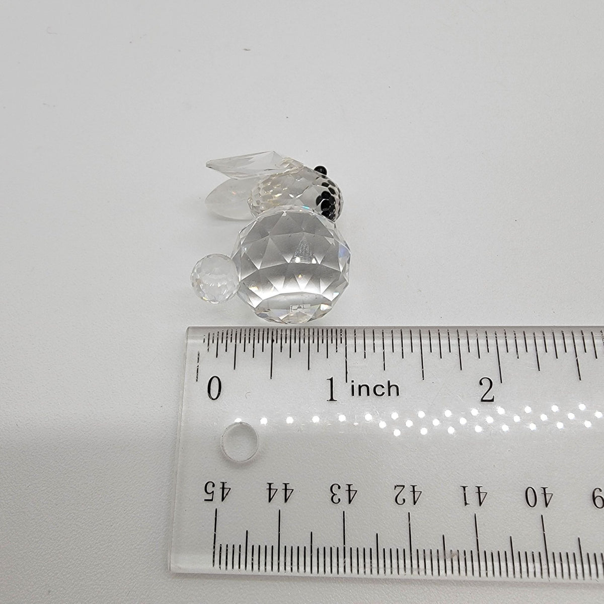 Vintage Swarovski Silver Crystal Mini Rabbit with Original Box