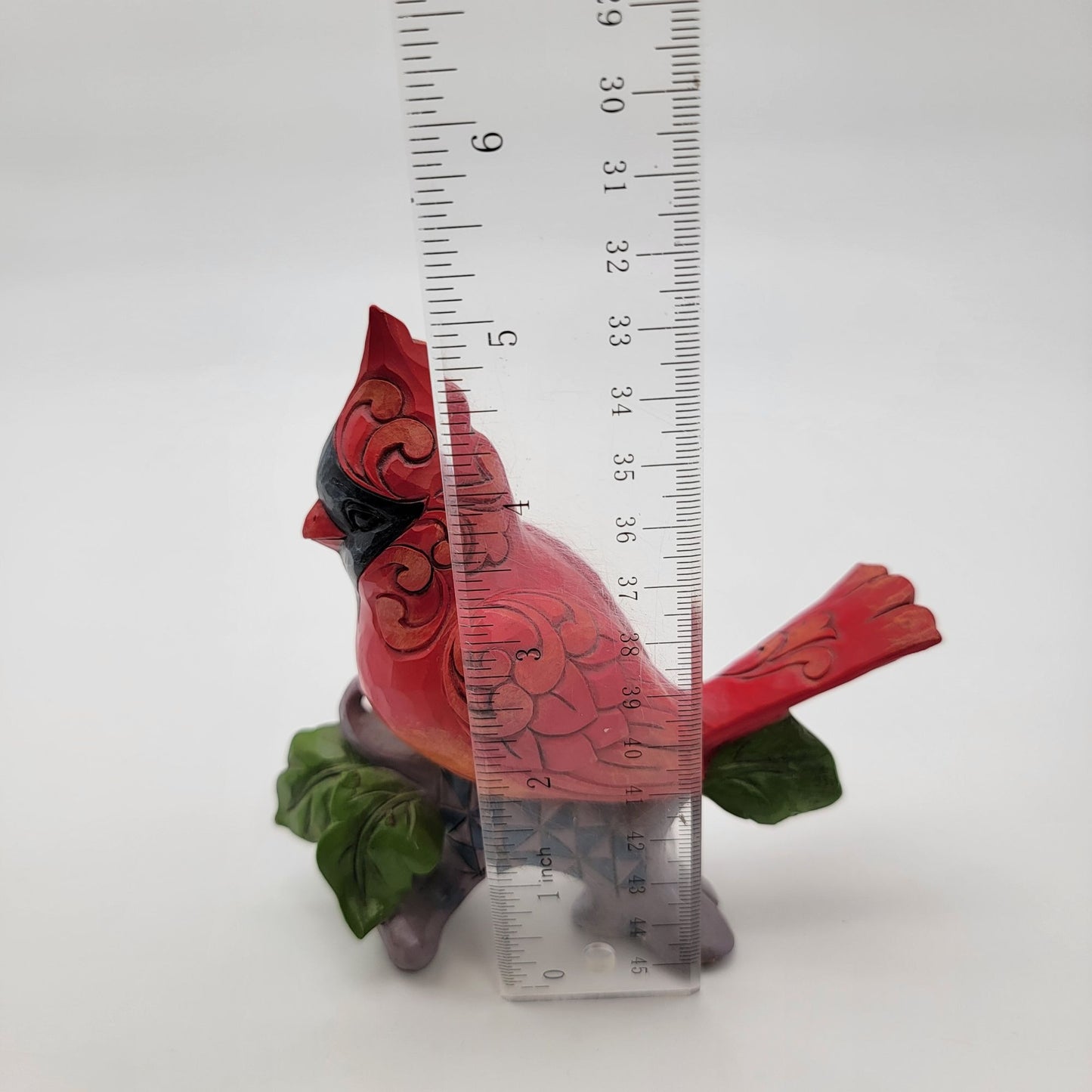 Jim Shore Heartwood Creek Cardinal Sculpture "A Cardinal Sings For The Joy He Brings"