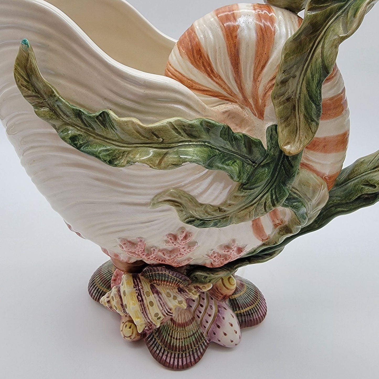 Fitz & Floyd Classics Oceana Nautilus Shell Pitcher