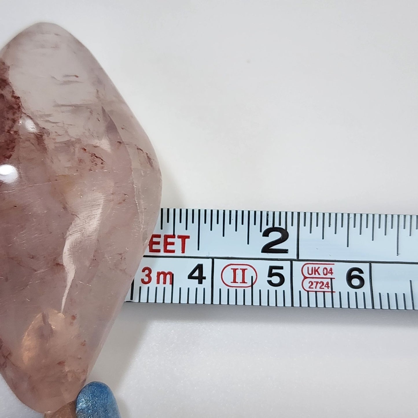 Artisan Natural Iolite Blood Quartz Cabochon Pendant