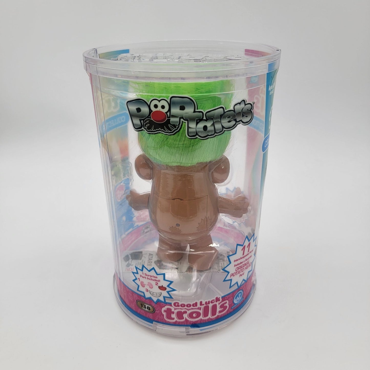 Pop Taters Good Luck Trolls Collectors Edition Figure With Green Hair