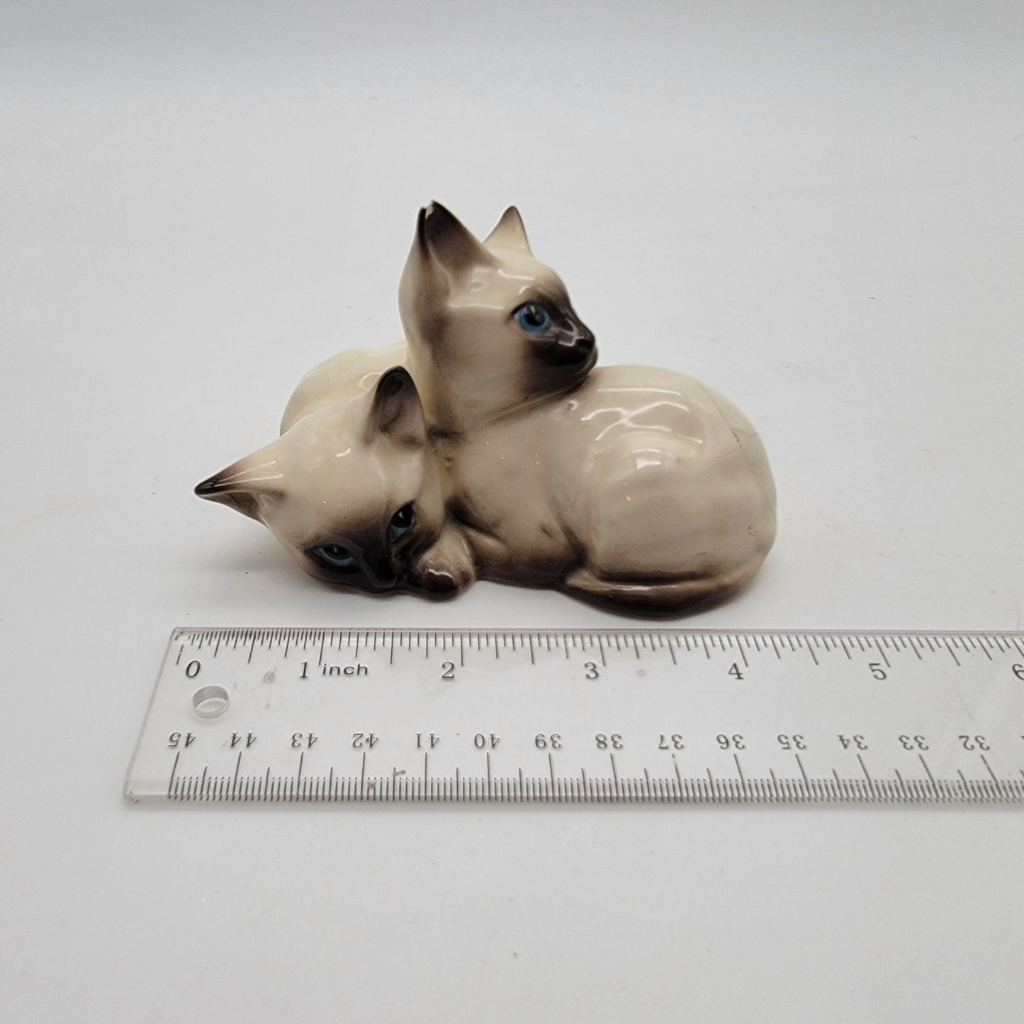 Beswick Siamese Cat Figurines Set of 4 (2 as found)