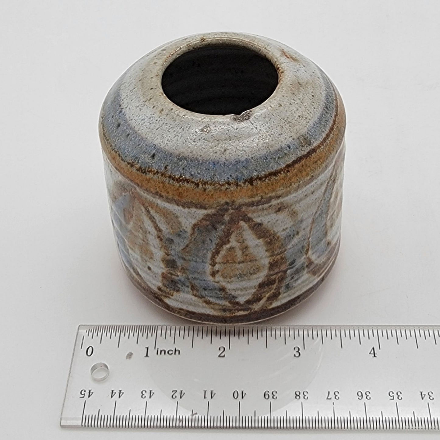 Vintage Doering Pottery Stoneware Miniature Vase