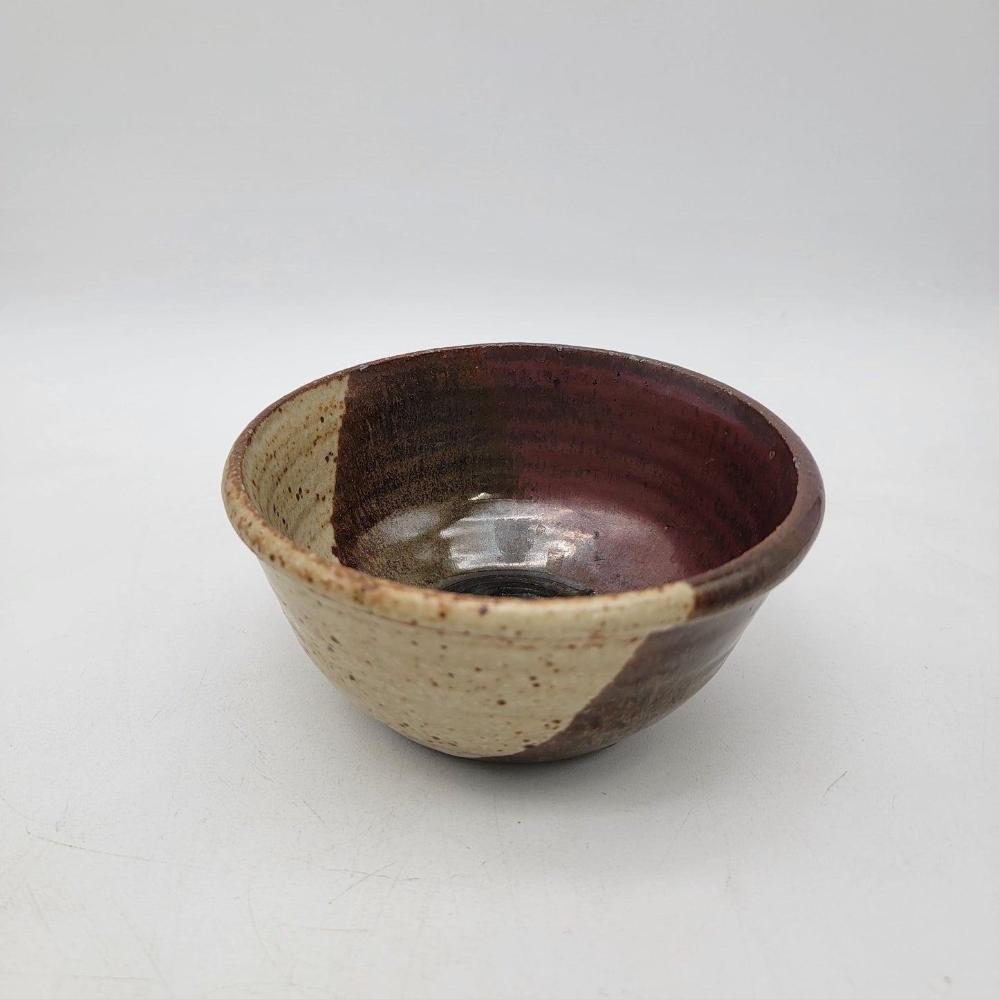 Handcrafted Art Pottery Bowl Rustic Earth Tone Design