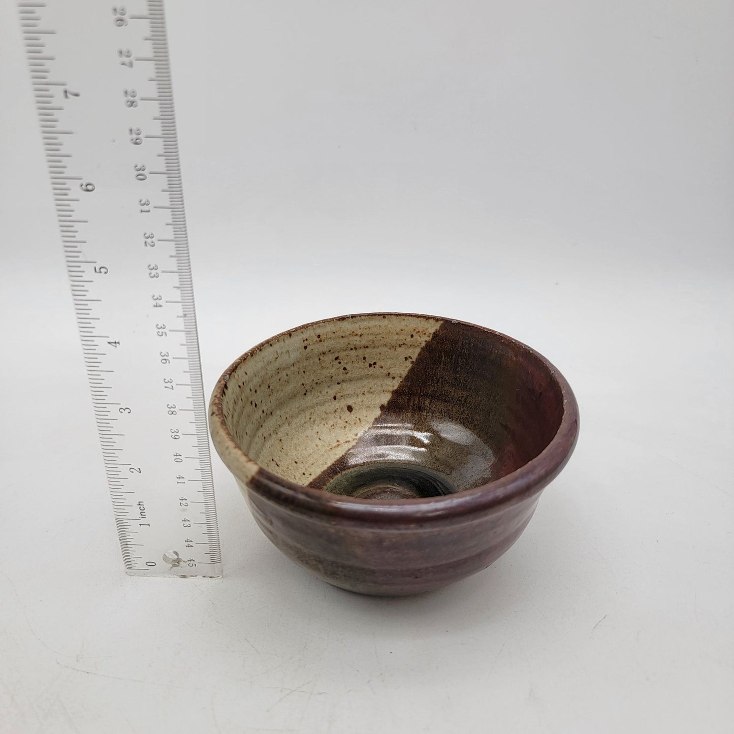 Handcrafted Art Pottery Bowl Rustic Earth Tone Design