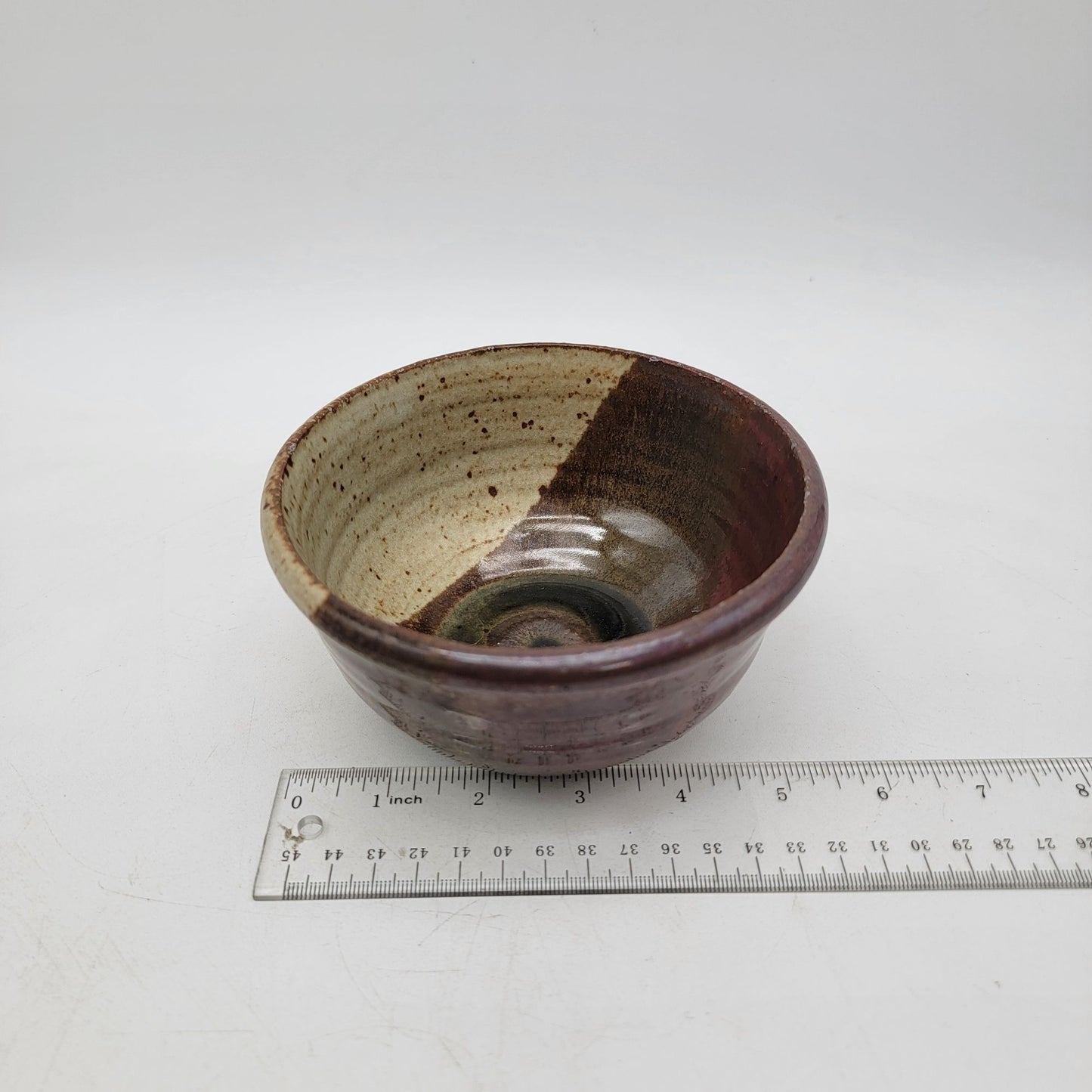 Handcrafted Art Pottery Bowl Rustic Earth Tone Design