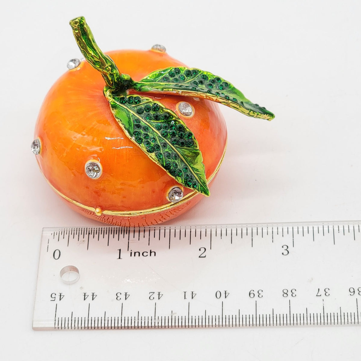 Objet D'Art Mikan Tangerine Trinket Box Artform No. 54
