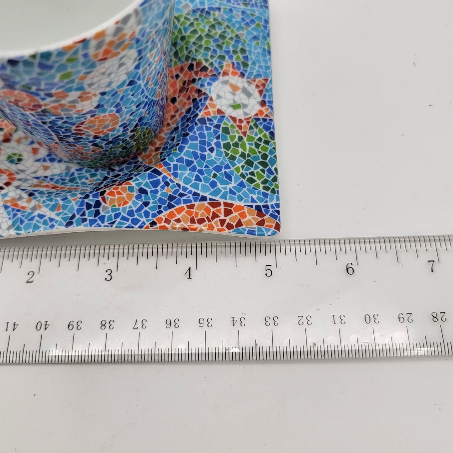 Mosaic Trencadis Barcelona Gaudi Cup & Saucer Set