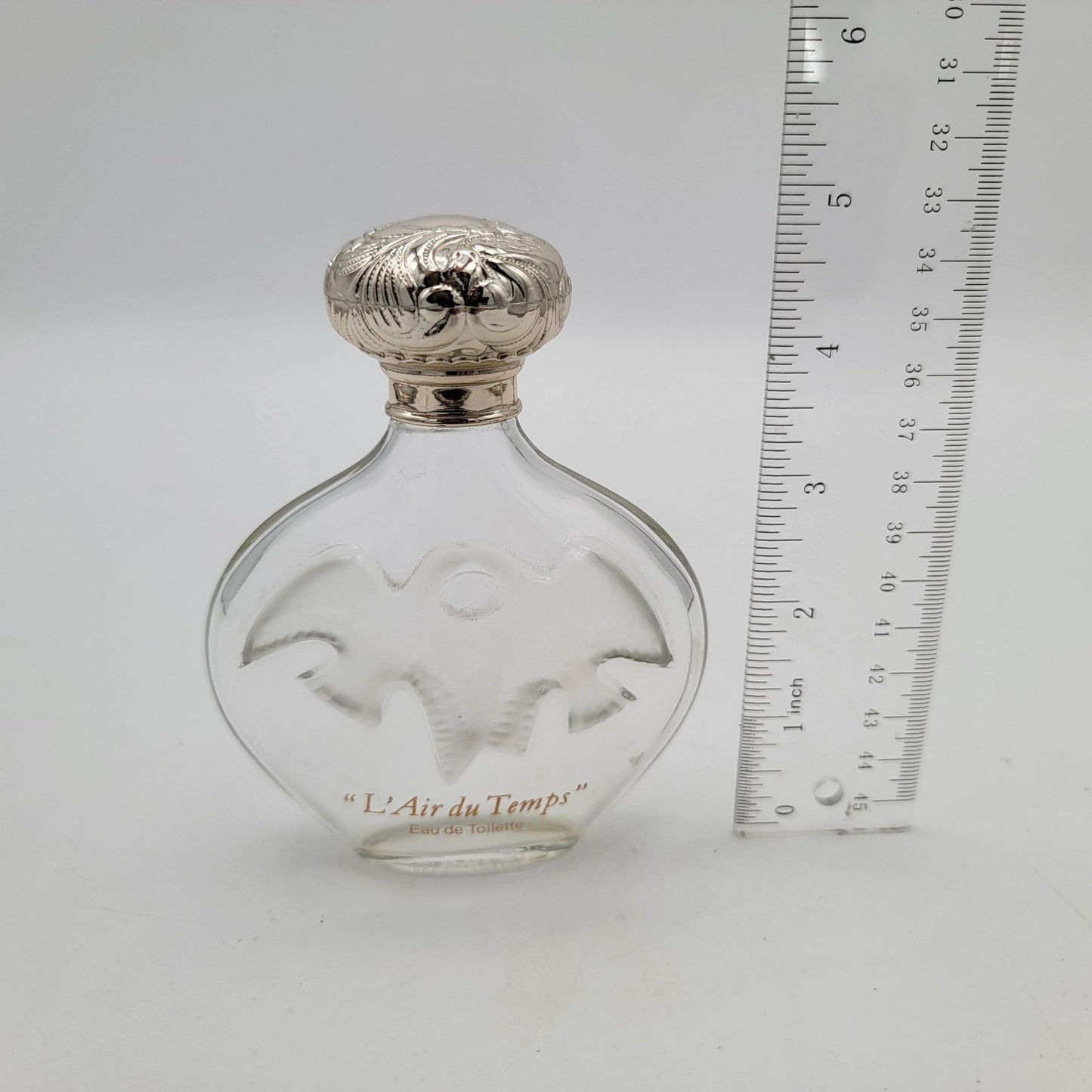 Vintage Nina Ricci LAir Du Temps Lalique Crystal Eau De Toilette Bottle France